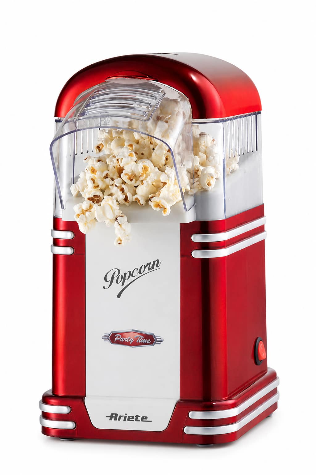 000d3f32-d9b5-482c-bb04-2df44674b4cb.png ماكينة فشار هوائية Ariete Vintage 2954 بقدرة 1100W لتحضير 60g خلال أقل من دقيقتين - أحمر - الصورة 1