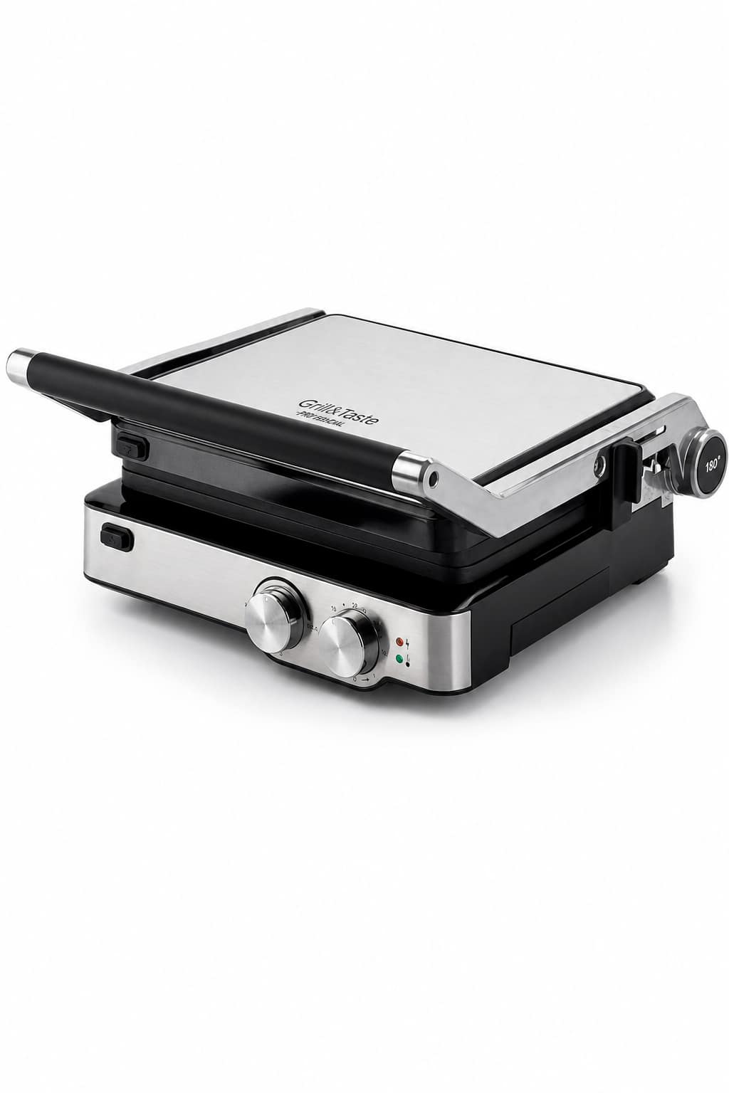 10b70cac-0741-4ed4-a5cc-a6ce4c693248.png شواية كهربائية Ariete Grill&Taste 1918 بقدرة 2000 واط وفتح 180° - الصورة 1