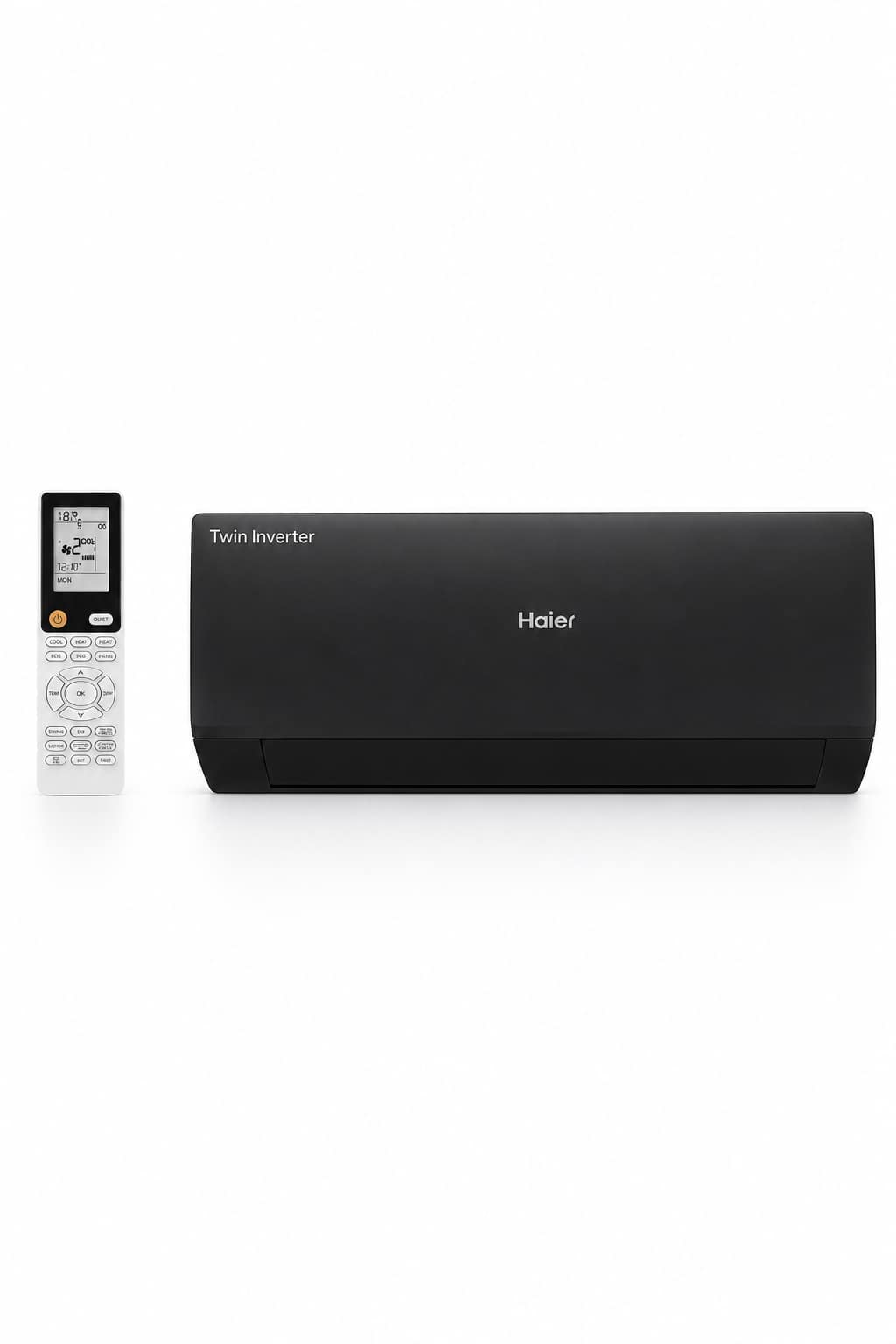 11b28661-b9cc-4f96-b564-fc9368a833bc.png تكييف سبليت Haier HAC-QJ 12 BW بارد وساخن 1 طن بتقنية Twin Inverter - الصورة 1