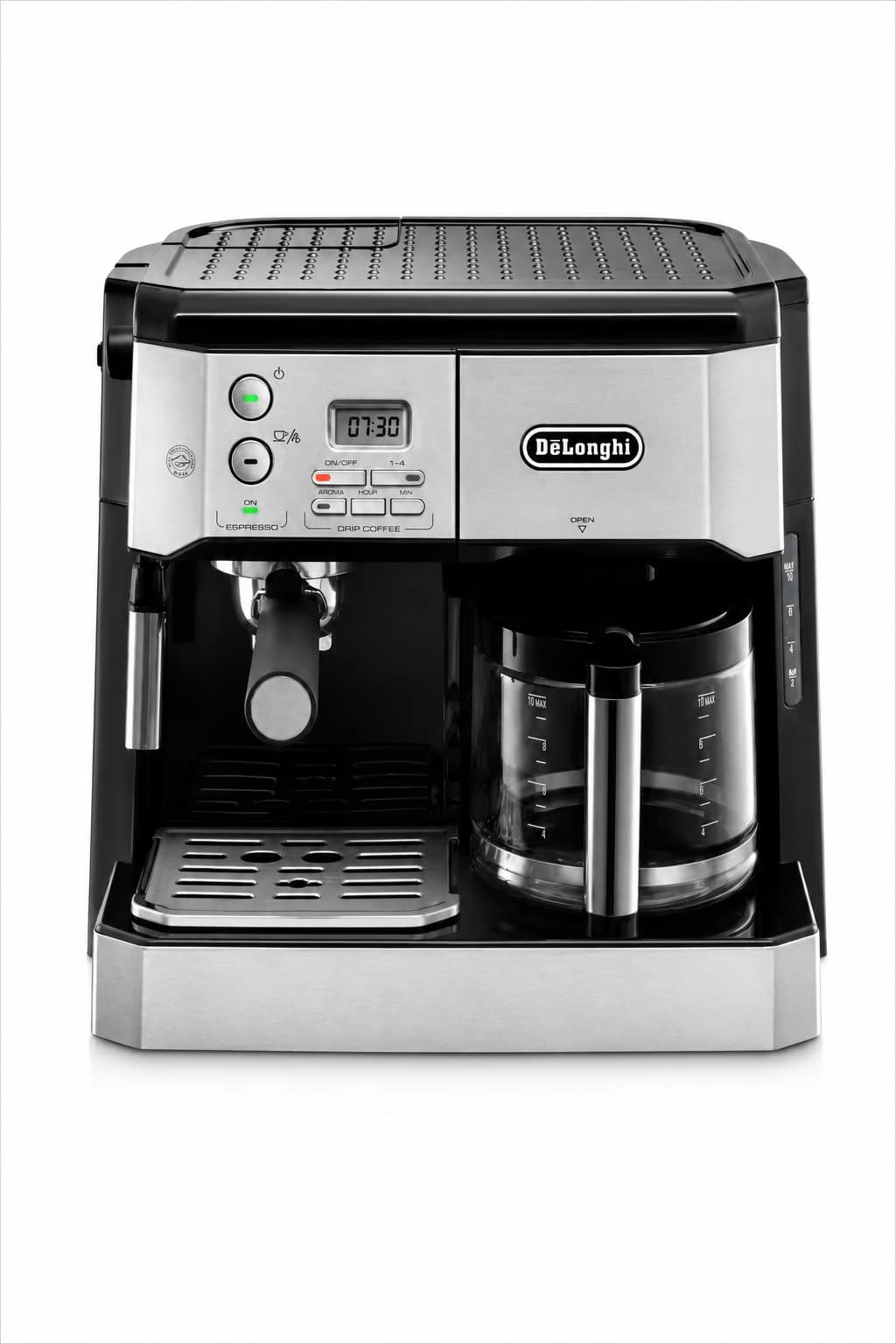 21c5d7ec-5f68-4b6d-a9ba-92e9b55c7bdd.png ماكينة قهوة كومبي De'Longhi BCO431.S لتحضير الإسبريسو وقهوة الفلتر بضغط 15 بار - الصورة 1