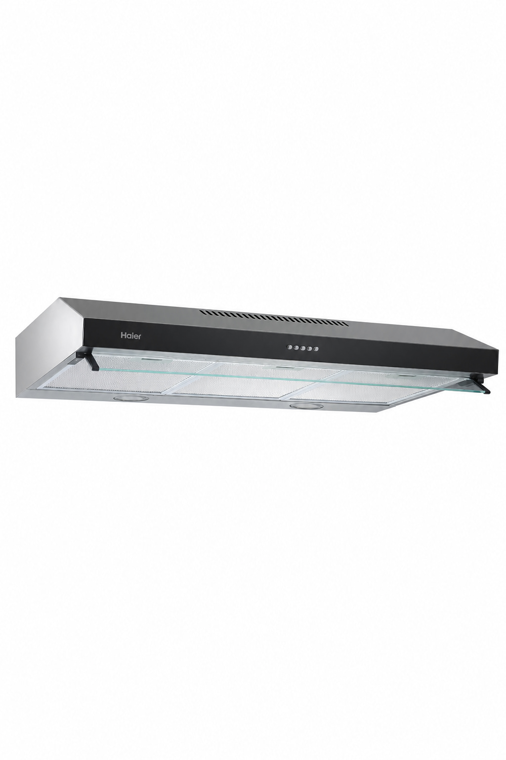 26b8b2a5-f94d-459f-8a6f-25eaac6c4578.png شفاط كاسيت Haier HCH-C190B4BX عرض 90 سم بواجهة زجاجية سوداء لامعة - الصورة 1