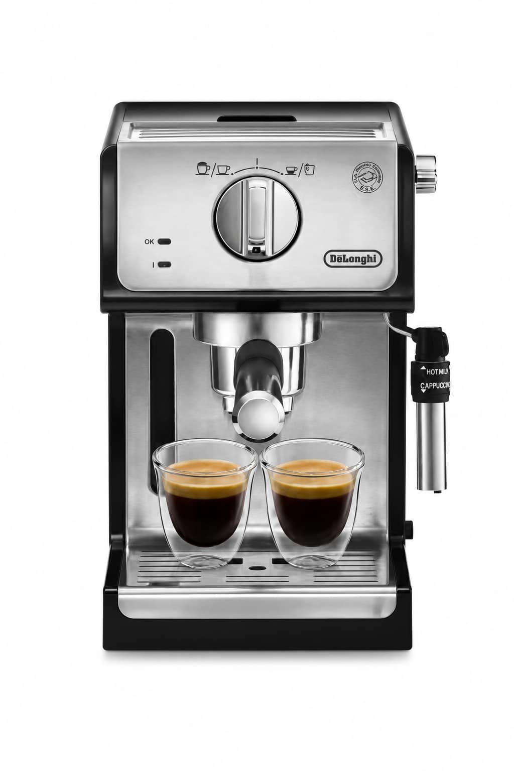 26c5a090-1d3c-440f-a813-d124c48dee5c.png ماكينة إسبرسو De'Longhi ECP35.31 بضغط 15 بار ونظام كابتشينو قابل للتعديل - الصورة 1