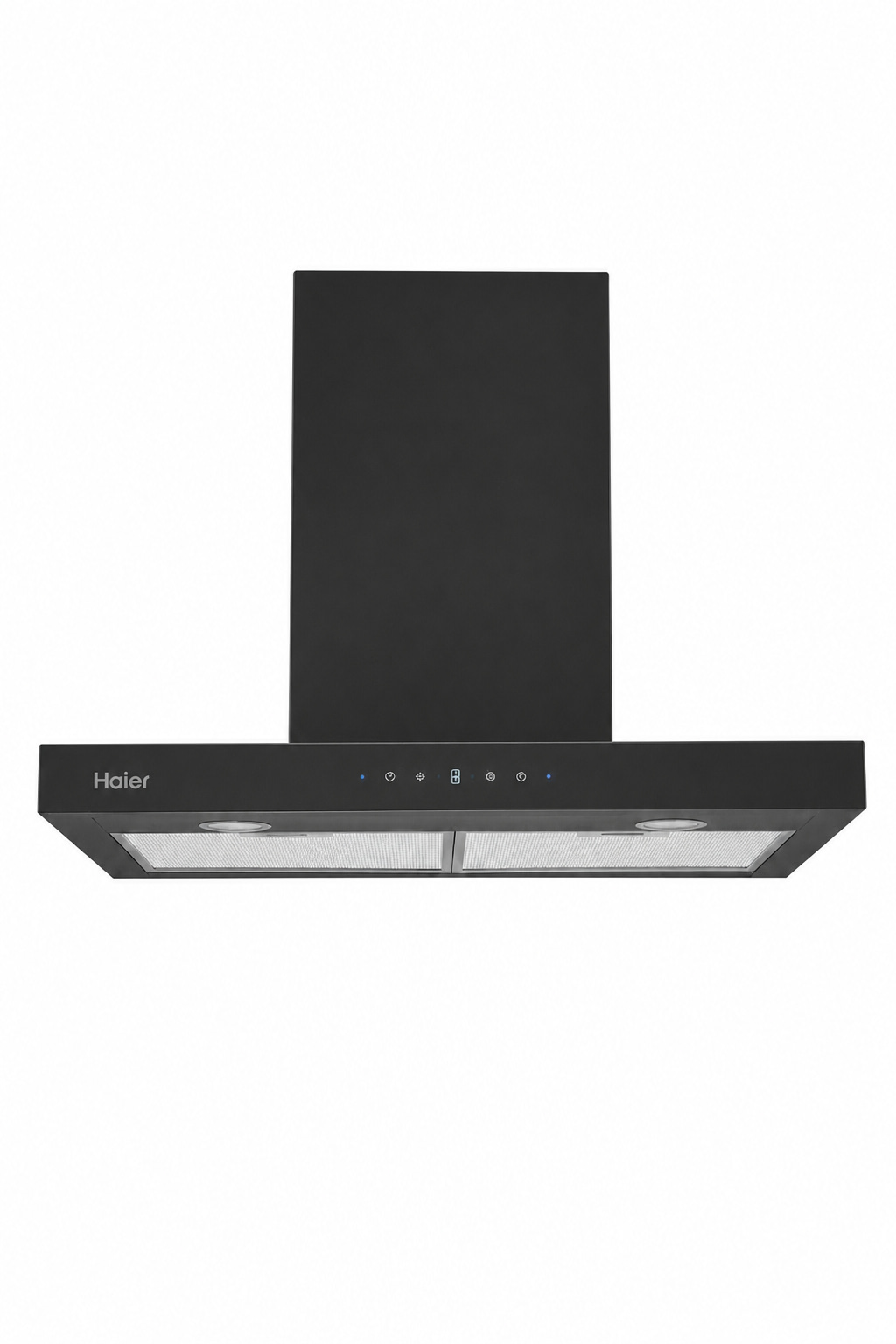 2c6a2507-a396-4806-9d3f-5ba0b01d0813.png شفاط مطبخ هرمي Haier HCH-T390T7MB بعرض 90 سم وقوة شفط 700 م³/ساعة - الصورة 1