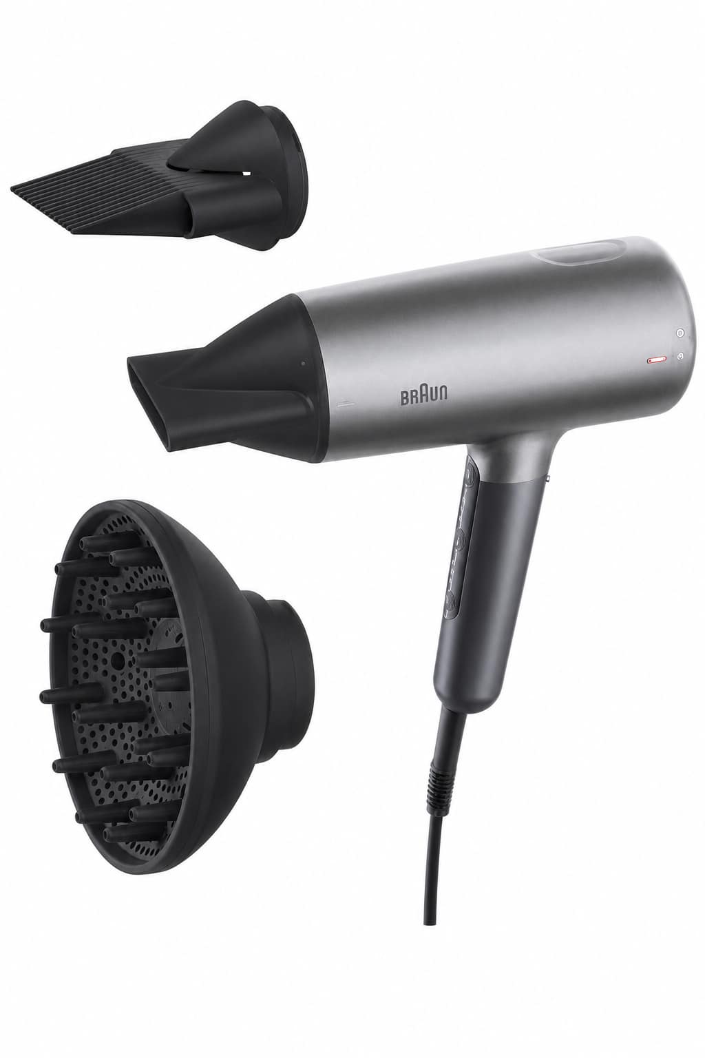 4b064970-5e87-4186-a175-e1a7f157ad17.png مجفف شعر Braun HD4.3 بقدرة 2200 واط مع Super IONTEC و3 ملحقات - BRHD435SDE - الصورة 1
