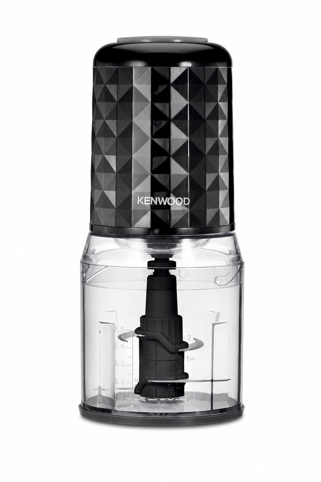 4fc7a4ac-14b6-4678-8ad4-b78a727e956e.png قطاعة طعام كهربائية Kenwood بقدرة 400 واط ووعاء 0.5 لتر - موديل CHP 40.500 BK - الصورة 1