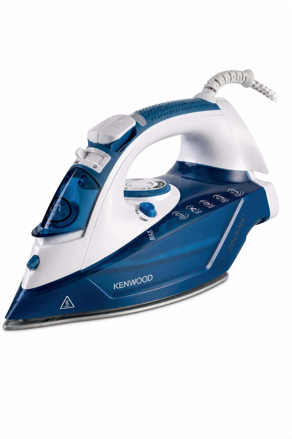 52c4d11f-b3b2-4bc1-9e8f-e88f3d359246.png مكواة بخار Kenwood بقدرة 2600 واط ولوح سيراميك - STP75.000WB - الصورة 1