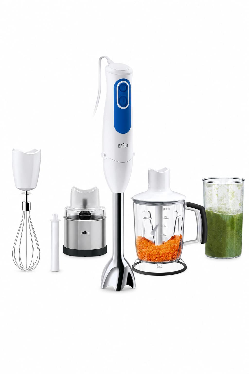 5ea9dc40-ed3b-4556-b811-20211526348b.png خلاط يدوي Braun MultiQuick 3 MQ3048WH بقدرة 700 واط مع ملحقات متعددة - الصورة 1