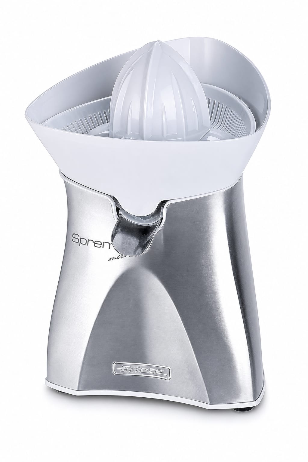 6a7708ca-670d-4c89-bbf4-4ec1ea5763f0.png عصارة حمضيات Ariete Spremi Metal 407 بقدرة 60 واط وهيكل معدني فضي - الصورة 1