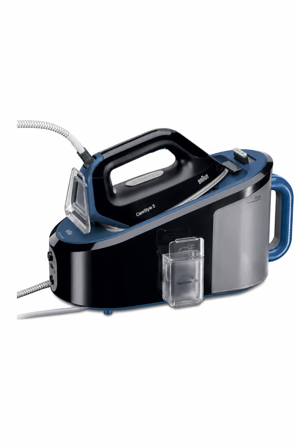 6d9a727c-4927-4d89-b241-412872897738.png مكواة بخار بقاعدة braun CareStyle 5 IS5145BK بتقنية FreeGlide 3D وخزان 2 لتر - الصورة 1