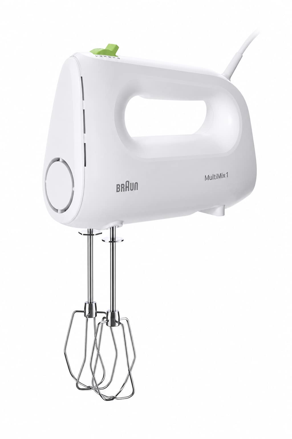 8c596a08-7dbc-4acf-9868-9f7338e44874.png خلاط يدوي Braun MultiMix 1 HM1100WH بقدرة 450 واط و4 سرعات مع توربو - الصورة 1