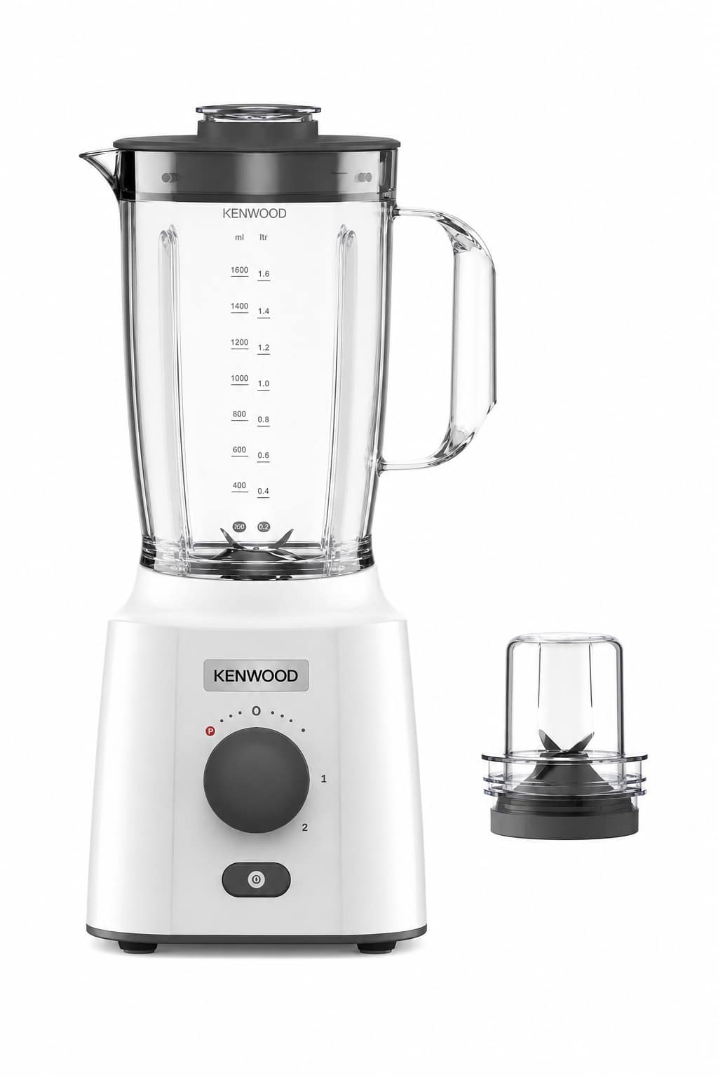 c602db84-a317-4e5c-b746-0bed172aea3c.png خلاط Kenwood BLP41.COWH بقدرة 650 واط وسعة 2 لتر مع مطحنة - الصورة 1