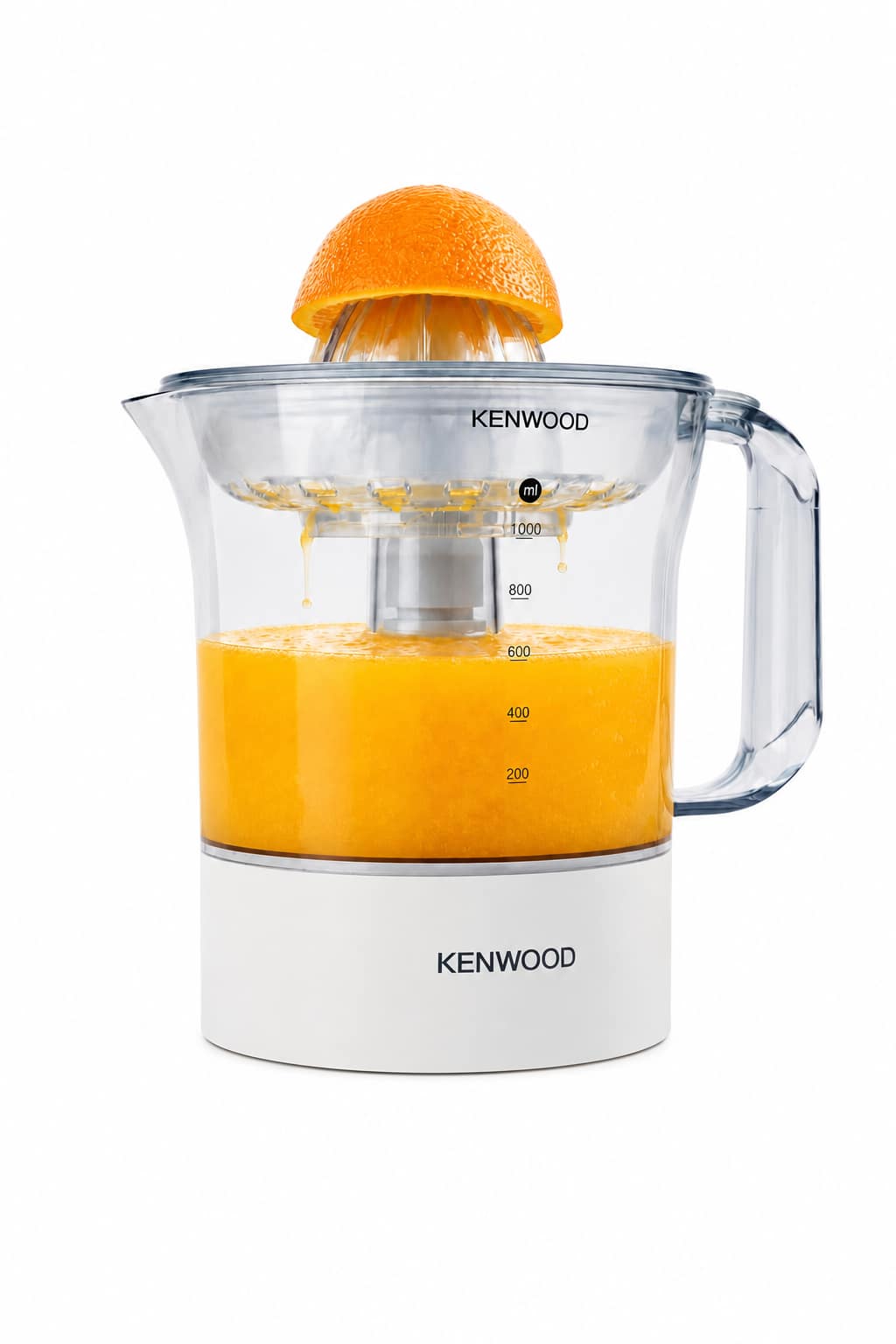 e24689fe-990c-4352-bdc6-37b342424471.png عصارة حمضيات Kenwood JE280 بقدرة 40 واط ودوران ثنائي الاتجاه مع إبريق شفاف 1 لتر - الصورة 1