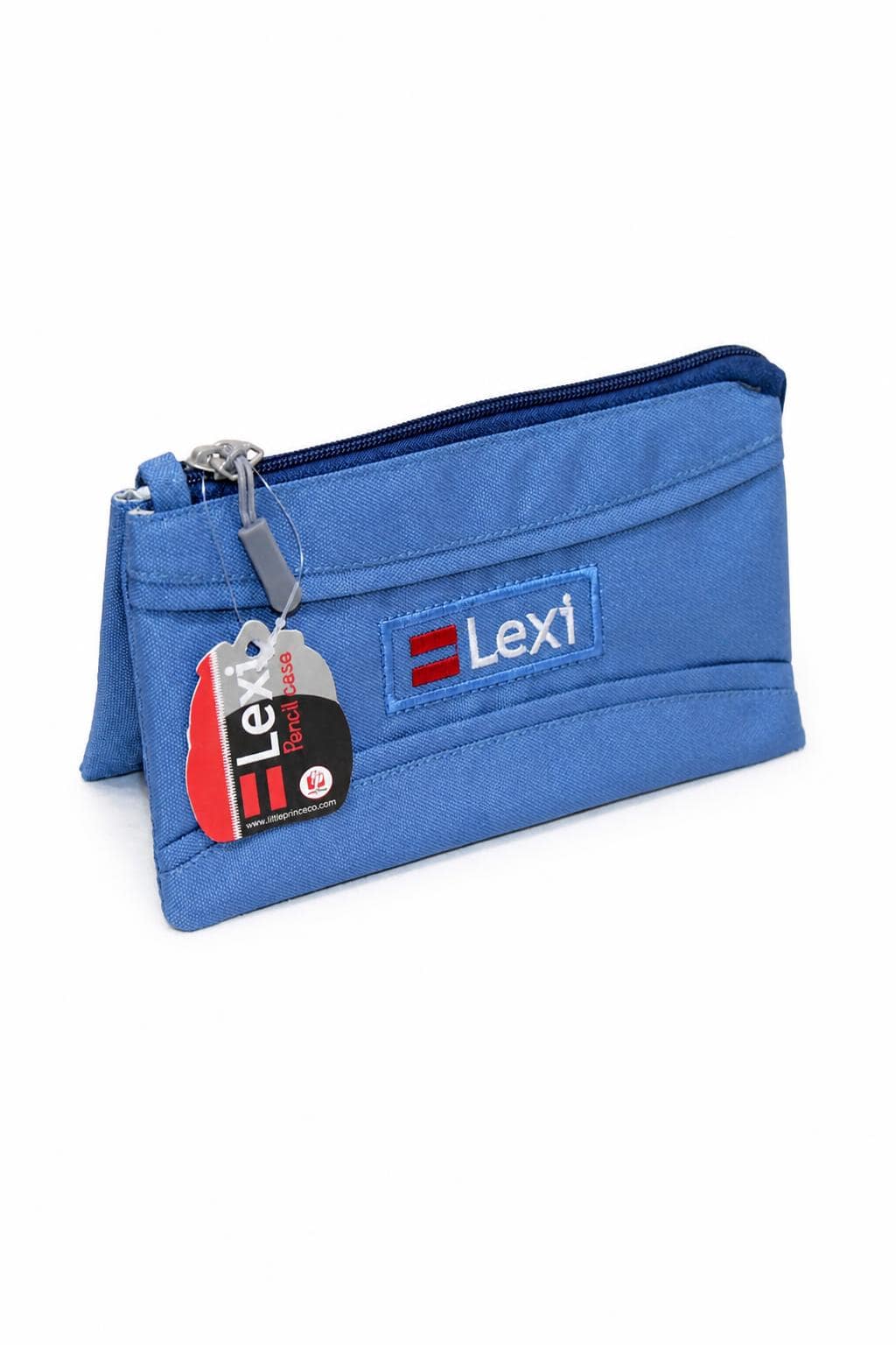 0b88879d-779b-45c7-84ae-d1656a304789.jpg مقلمة Lexi قماشية مثلثة بسحاب واحد - موديل 9125 - الصورة 1