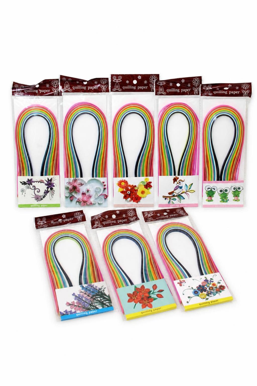 0ce91c07-2743-4406-ae02-008b147af112.jpg مجموعة ورق Quilling ملون للأشغال الفنية 16 لون - 12489 - الصورة 1