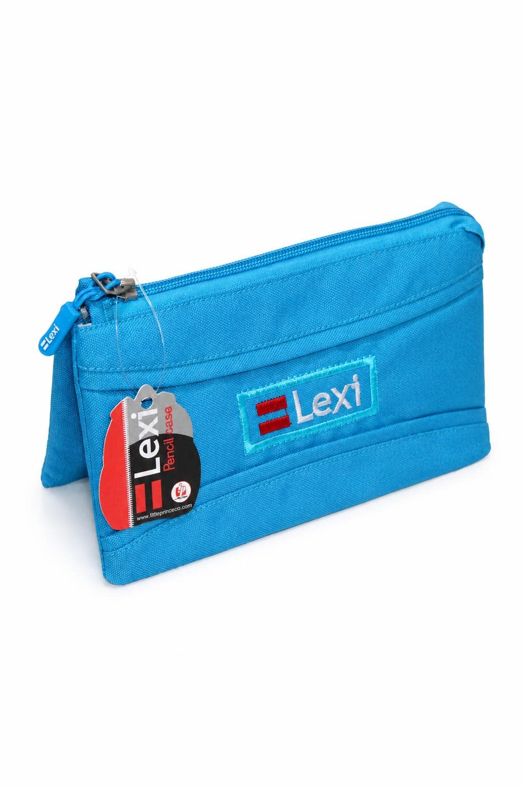 0f8652b8-c1a4-471e-89d9-8773dd0d6895.jpg مقلمة Lexi قماشية مثلثة بسحاب واحد موديل 9125 - الصورة 1