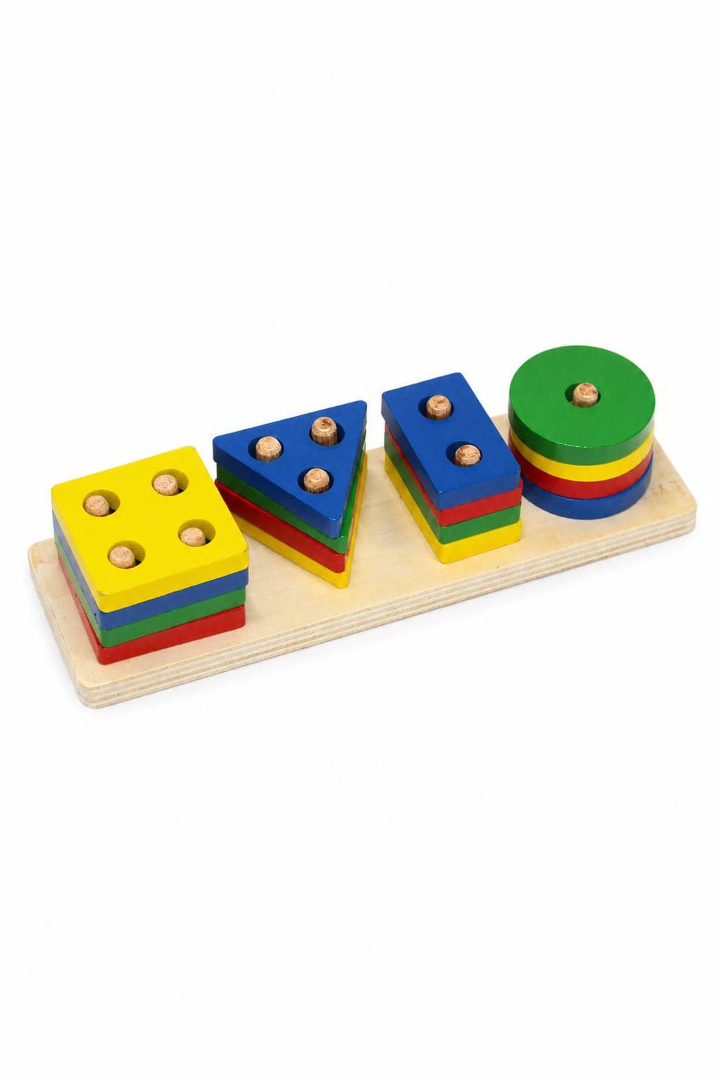 14899e0e-e3d7-4b4a-b1c2-8b4b83ed3658.jpg لعبة فرز أشكال خشبية على قاعدة مستطيلة صغيرة موديل 15783 - الصورة 1