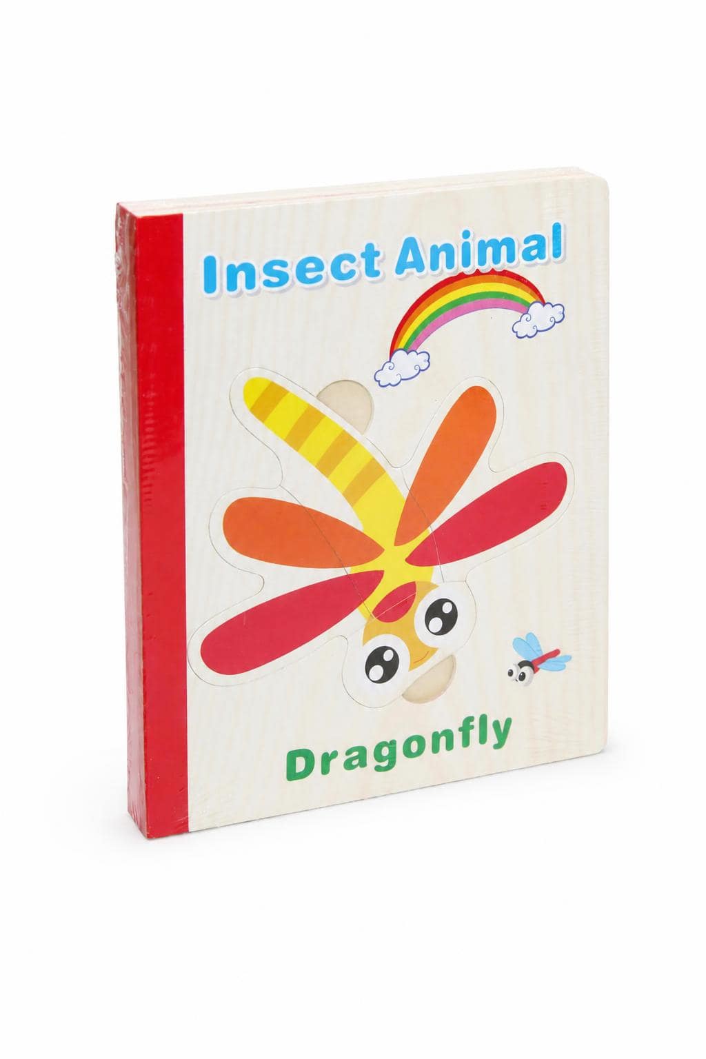 1687cfa2-fd23-4107-82e4-6424a119c3b5-1.jpg كتاب بزل خشبي إنكليزي للحشرات Dragonfly موديل 9037682 - الصورة 1