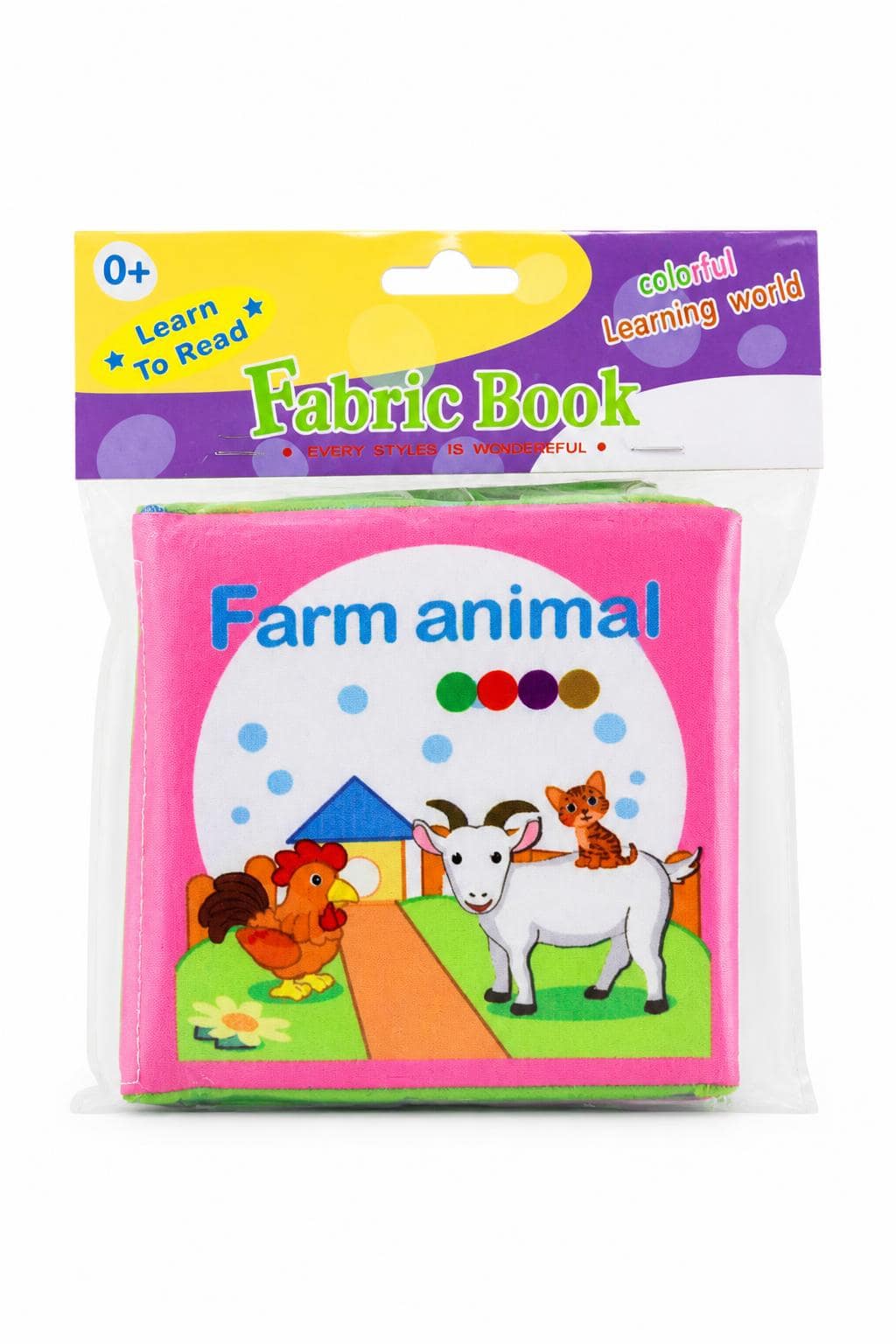 17f245bd-2c99-4a7a-a98c-6b26e74b89a4.jpg كتيب قماشي صغير حيوانات المزرعة للأطفال 0+ موديل 16239 - الصورة 1