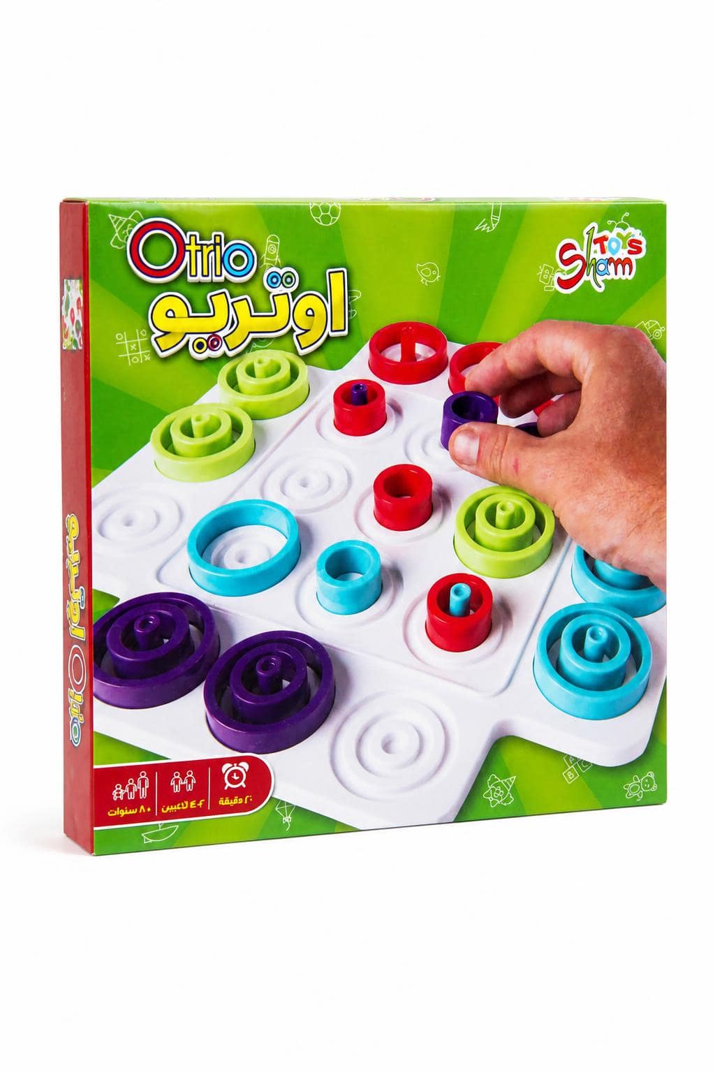 2516a08f-7236-406e-8936-422b334b44a2.jpg لعبة Otrio الاستراتيجية الجماعية 2-4 لاعبين لعمر 8+ - موديل 4141 - الصورة 1