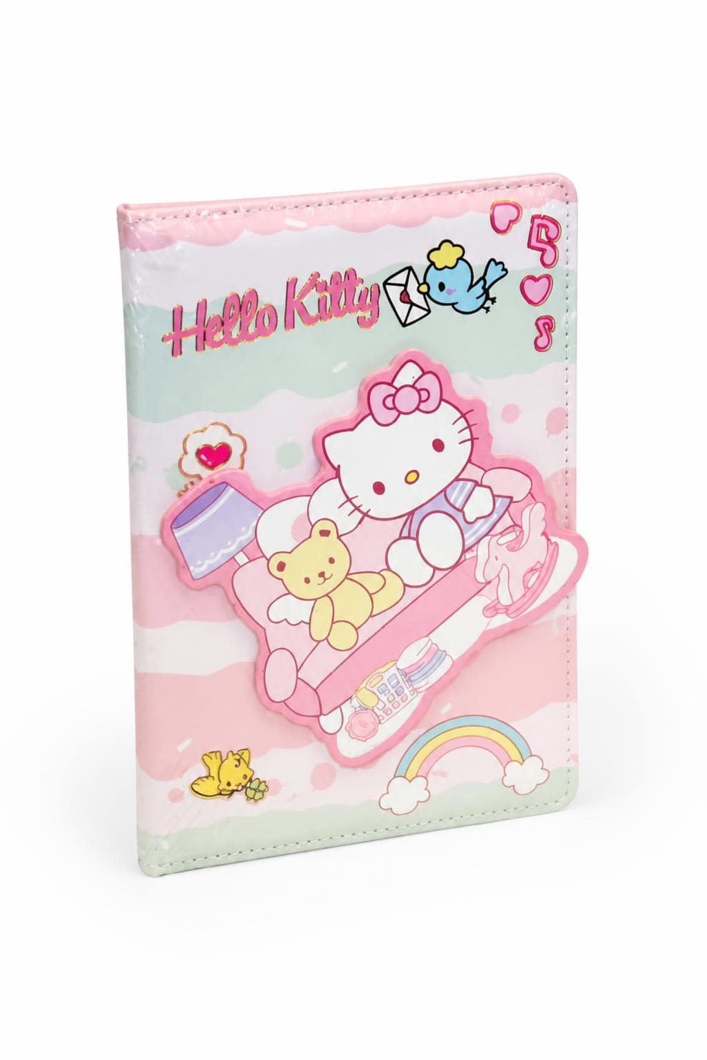 25ff6825-5b20-462e-bd3c-cc8bc258e582.jpg دفتر ذكريات Hello Kitty بصورة نافرة - موديل 14202 - الصورة 1