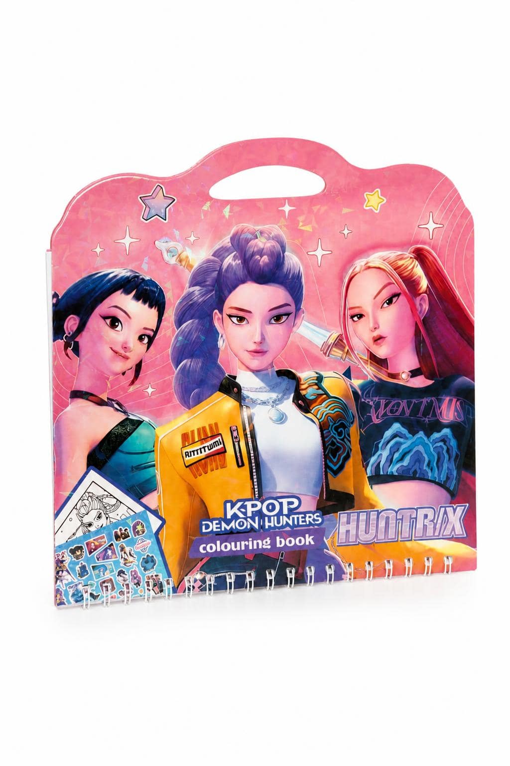 272ff597-4ef7-4a1a-8dd5-a5f5ec1a5bf5.jpg دفتر تلوين ولواصق KPOP DEMON HUNTERS HUNTRIX كبير - 5478804 - الصورة 1