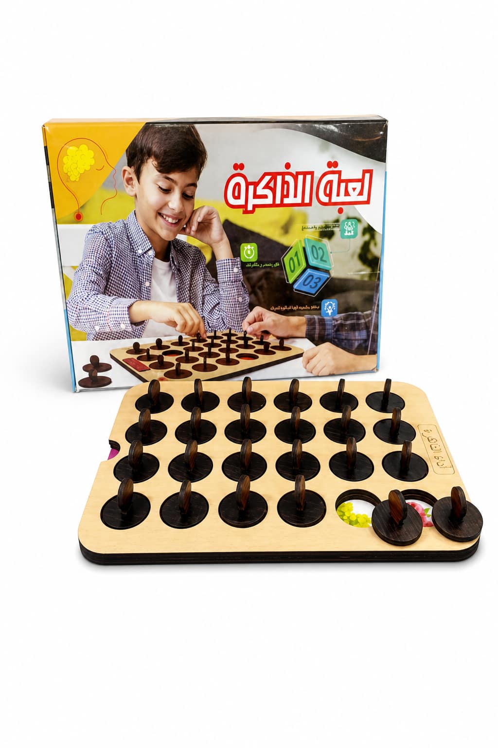27ba8096-9a8c-43af-b3e5-665669422118.png لعبة الذاكرة Toyscity ببطاقات صور مزدوجة الوجه - الصورة 1