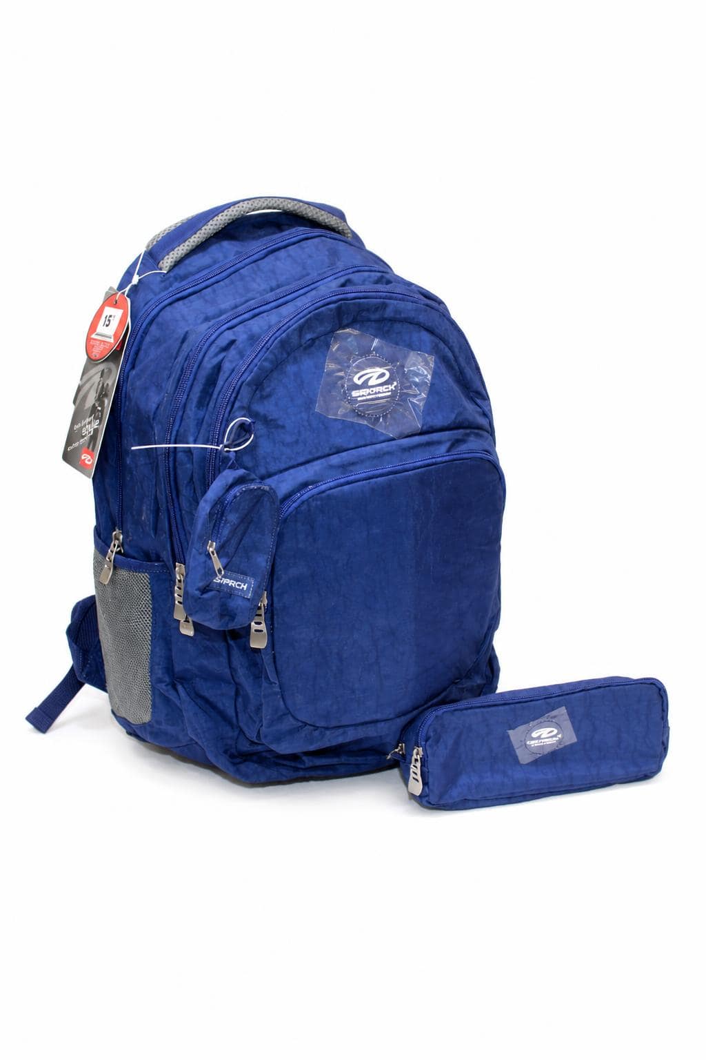 2e962377-2866-4124-8146-fabb86ad1eae-1.jpg حقيبة مدرسية BodyPack زرقاء 18 إنش مع مقلمة - 3224018 - الصورة 1
