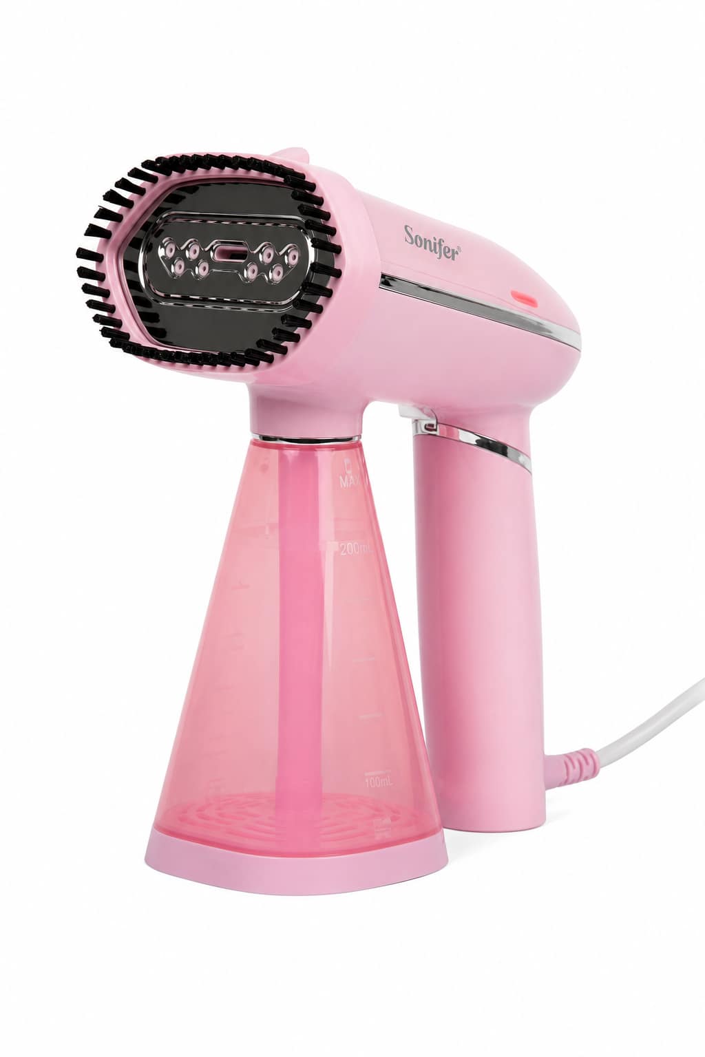 32fcedf1-5a36-40a9-b00d-ccee779790de.png مكواة بخار ملابس يدوية DSP KD1086 بقوة 1600W وردية - الصورة 1