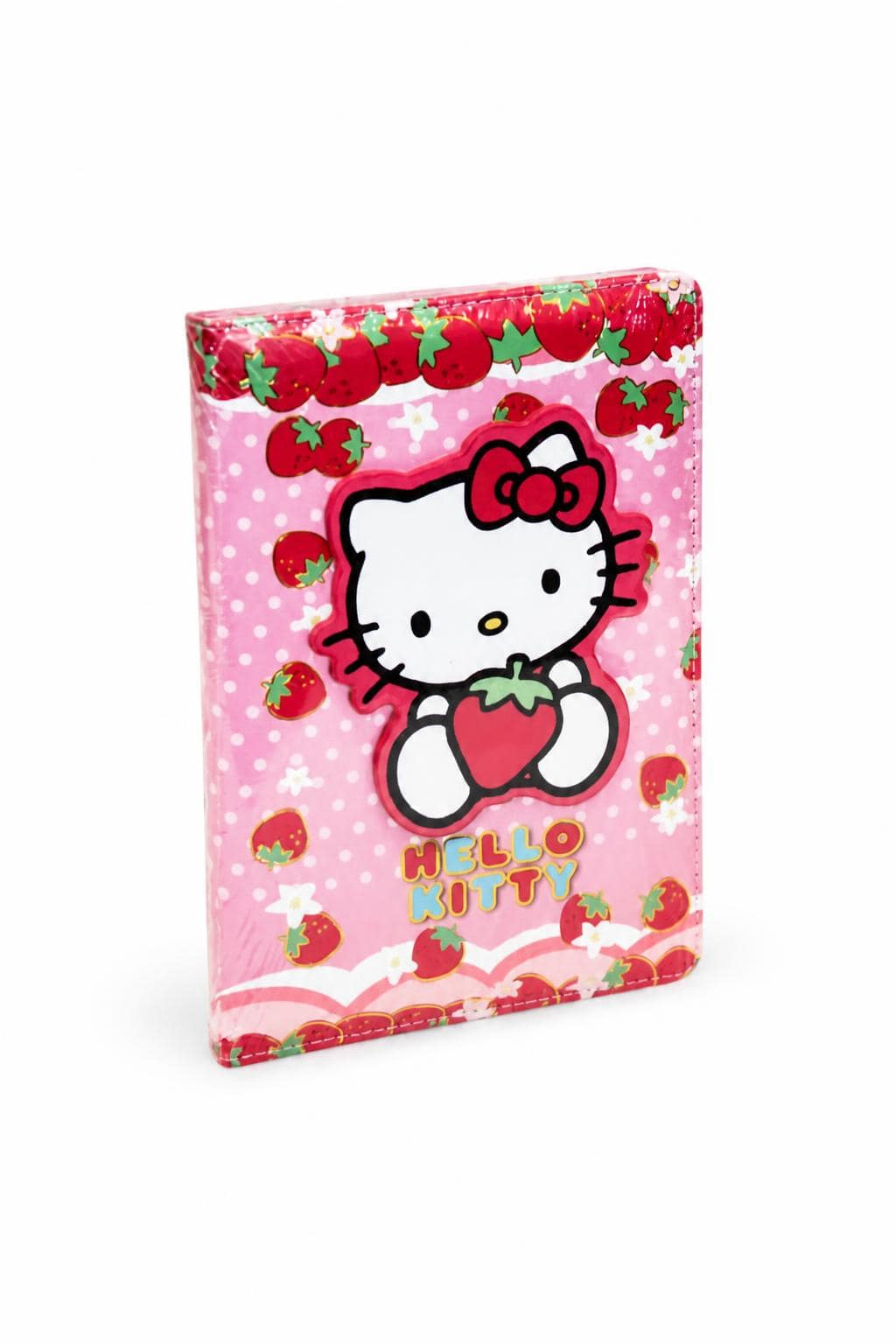 364a0c5d-d2dd-420f-b6ca-4e72ae41d0f9.jpg دفتر ذكريات Hello Kitty وردي بصورة نافرة - موديل 14207 - الصورة 1