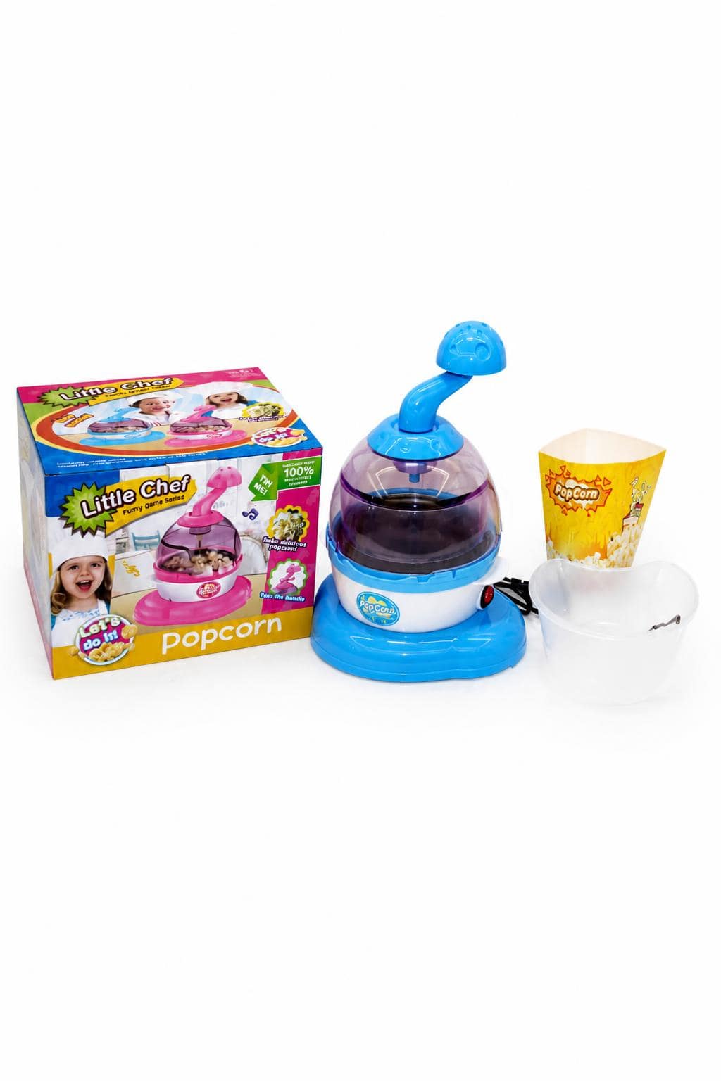 365132ea-c479-416d-810a-86888aa96ce6.jpg لعبة ماكينة صنع البوشار Little Chef بمقبض دوّار - 4302297 - الصورة 1