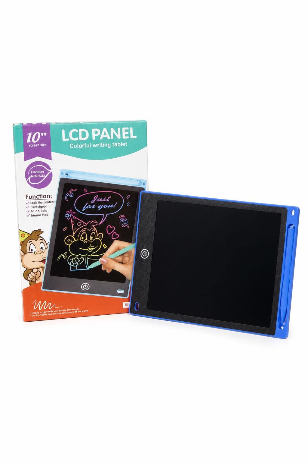 39c2436e-844d-4770-b66a-1e65e48f1b6f.jpg تابلت كتابة LCD ملون 8.5 إنش أزرق - 7251072 - الصورة 1