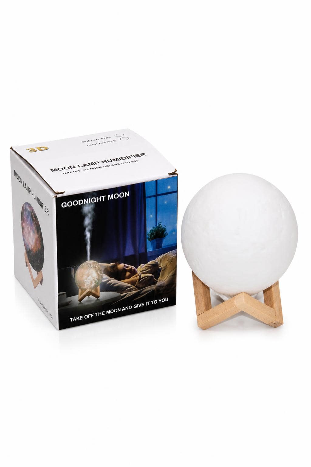 39ed0e50-81e2-4680-a500-a0878f0e1791.jpg مبخرة عطرية قمرية مضيئة ومرطب هواء - موديل 3474255 - الصورة 1