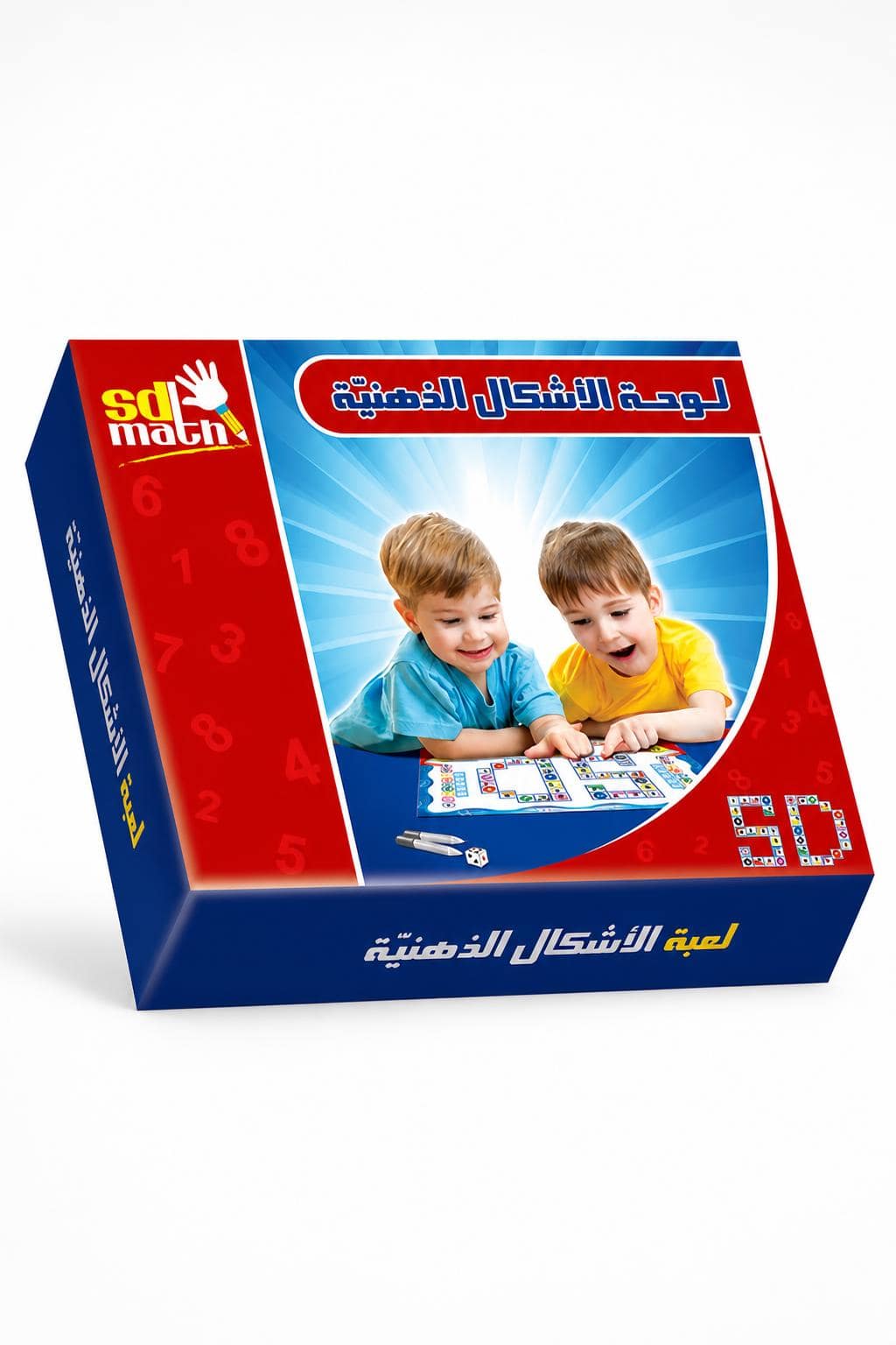 3c067a60-9ebe-4df9-bee0-f3efd1fd381b.jpg لعبة لوحة الأشكال الذهنية SD MATH 19910 موديل 856 - الصورة 1