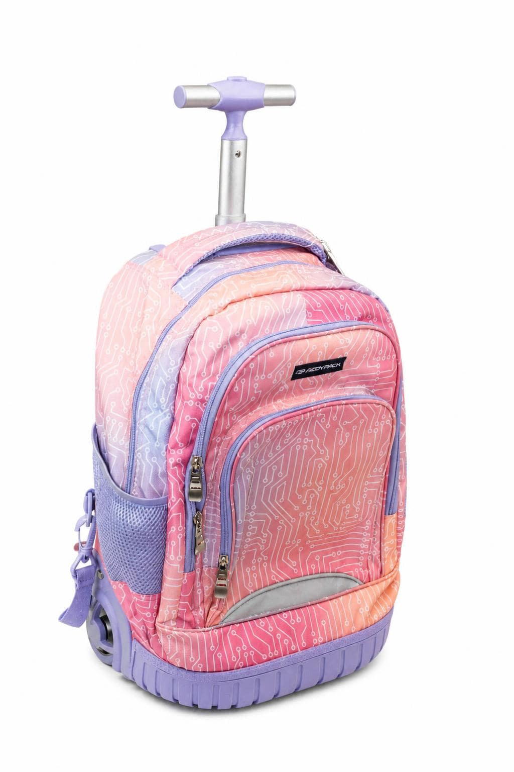 3d500714-e31c-4178-a60f-a765bbd71577.jpg حقيبة BodyPack جرار 18 إنش بنقشة وردية - موديل 1584180 - الصورة 1