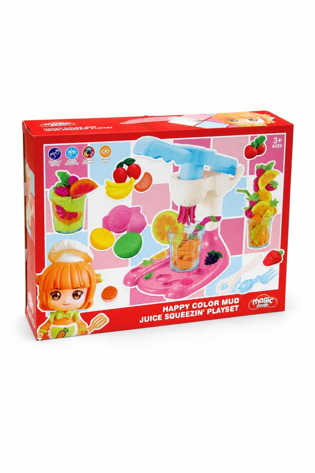 41efa8e7-8835-4c05-9275-11b20b5b9eae.jpg مجموعة معجون عصارة العصير magic dough للأطفال 3+ - 1166216 - الصورة 1