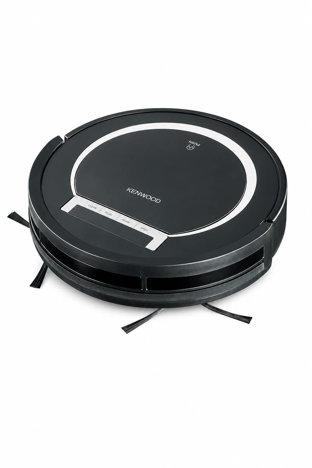42fda657-646b-43e7-9f46-c8d356250baa.png مكنسة روبوت ذكية Kenwood VRP10.000bk باللون الأسود مع حساسات منع السقوط - الصورة 1