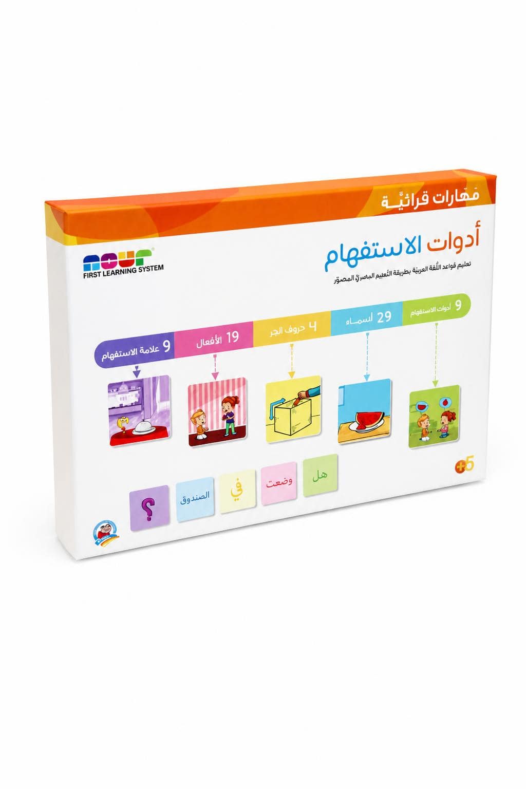 437b5d8a-4ade-4044-a4ce-398e28aba369-1.jpg بوكس أدوات الاستفهام nour FIRST LEARNING SYSTEM موديل 13501 - الصورة 1