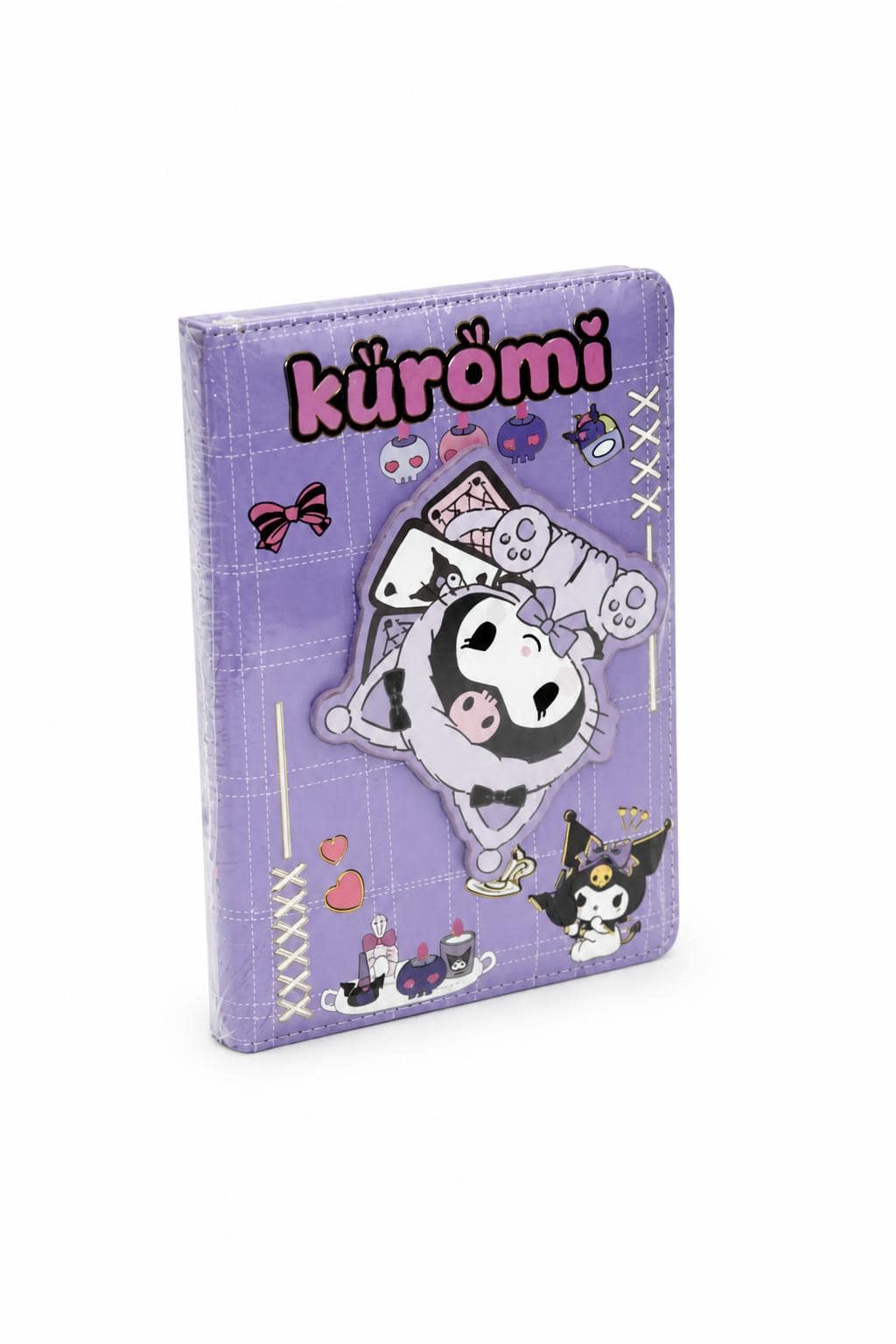 4c0a713b-398d-47d3-8999-7317e31a856e.jpg دفتر ذكريات نوت بوك بتصميم Kuromi نافِر - موديل 14203 - الصورة 1