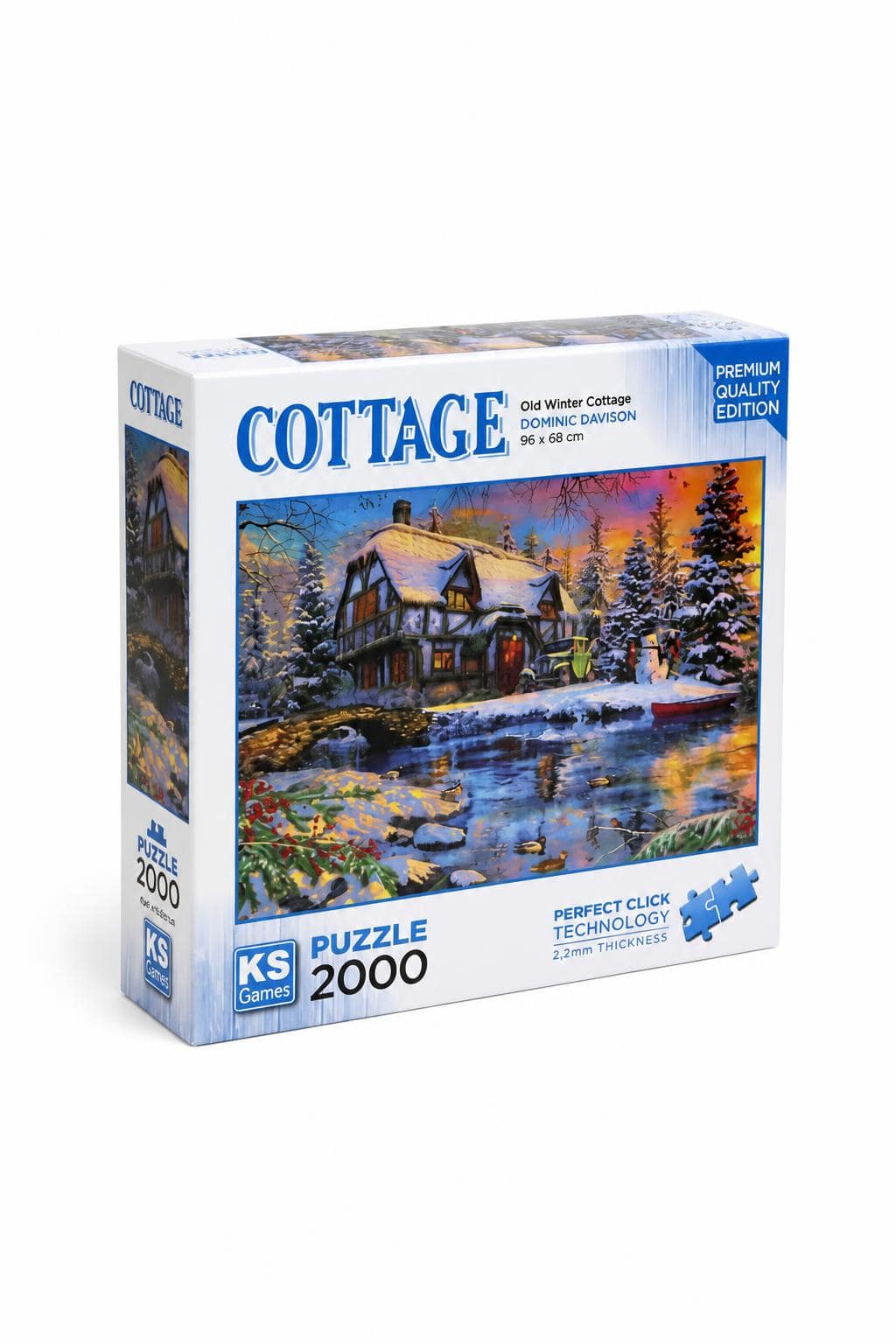 50db61cb-5d87-4987-846c-9295d9c3f996.jpg بزل KS Games COTTAGE كوخ الشتاء 2000 قطعة - موديل 16311 - الصورة 1