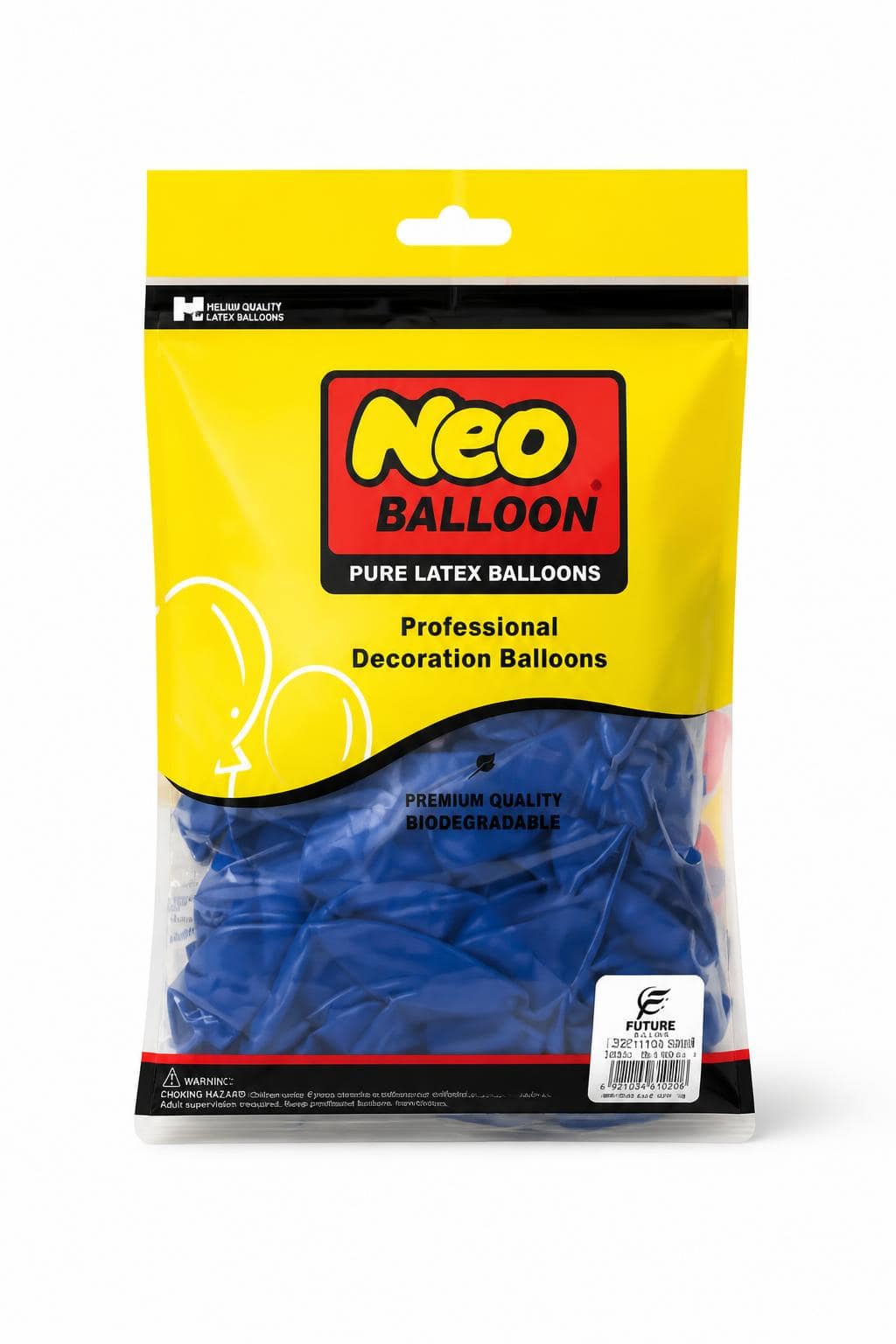 56a70585-63c2-4f67-b48c-4da358308459.jpg بوالين Neo زرقاء غامقة 50 بالون من Pure Latex - الصورة 1