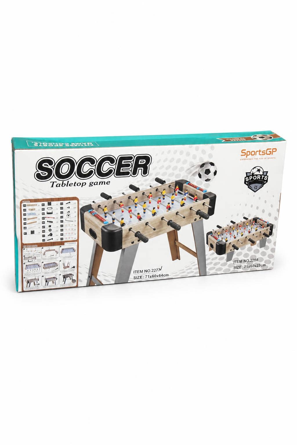 586ca31a-5875-464a-b472-d1f7cd2dee08.jpg لعبة كرة قدم طاولة خشبية جامبو SportsGP موديل 4091430 - الصورة 1