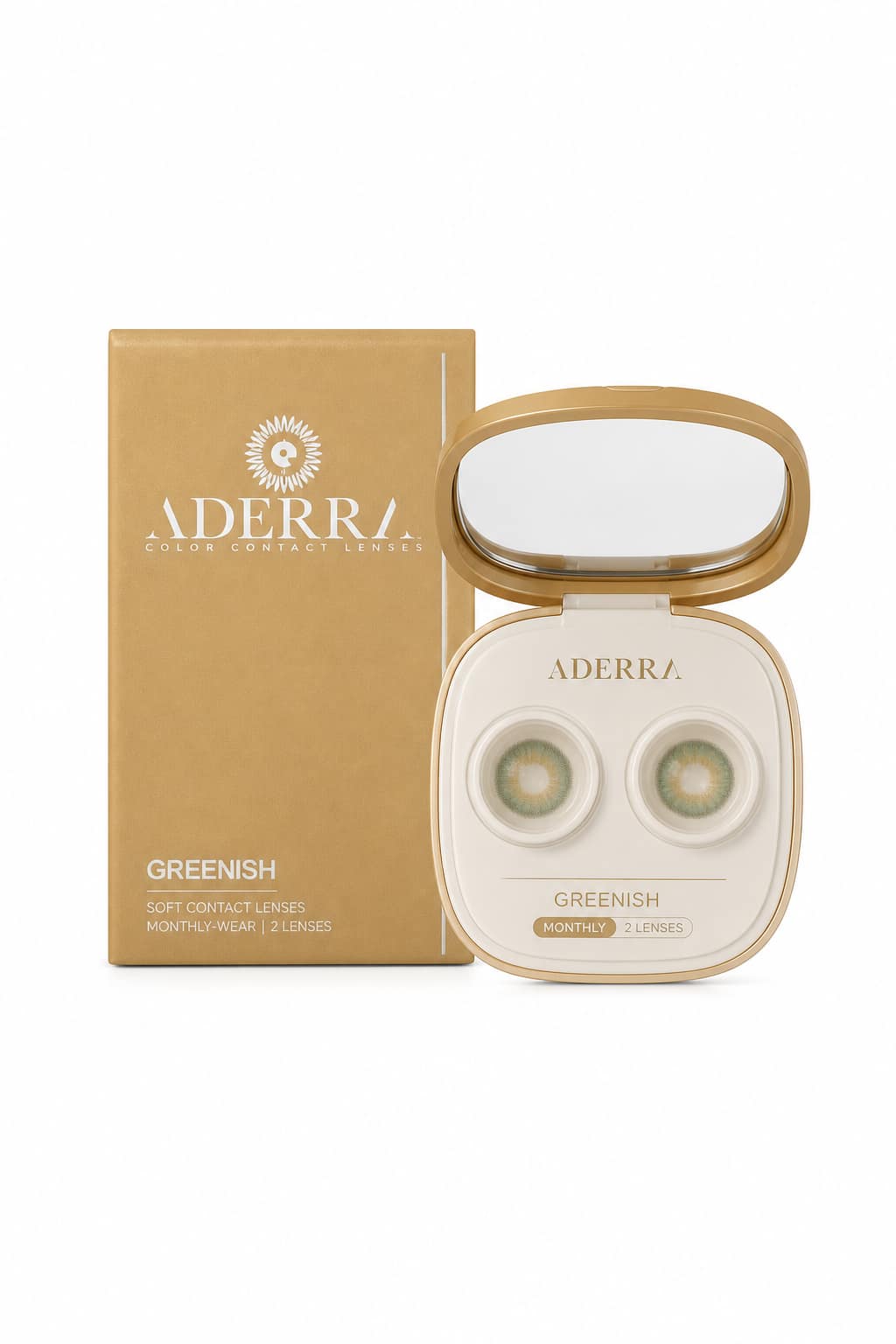 5fe2085d-8865-4f14-bf47-f366ce095610.png عدسات لاصقة ملونة Adera Greenish بترطيب 45% - الصورة 1