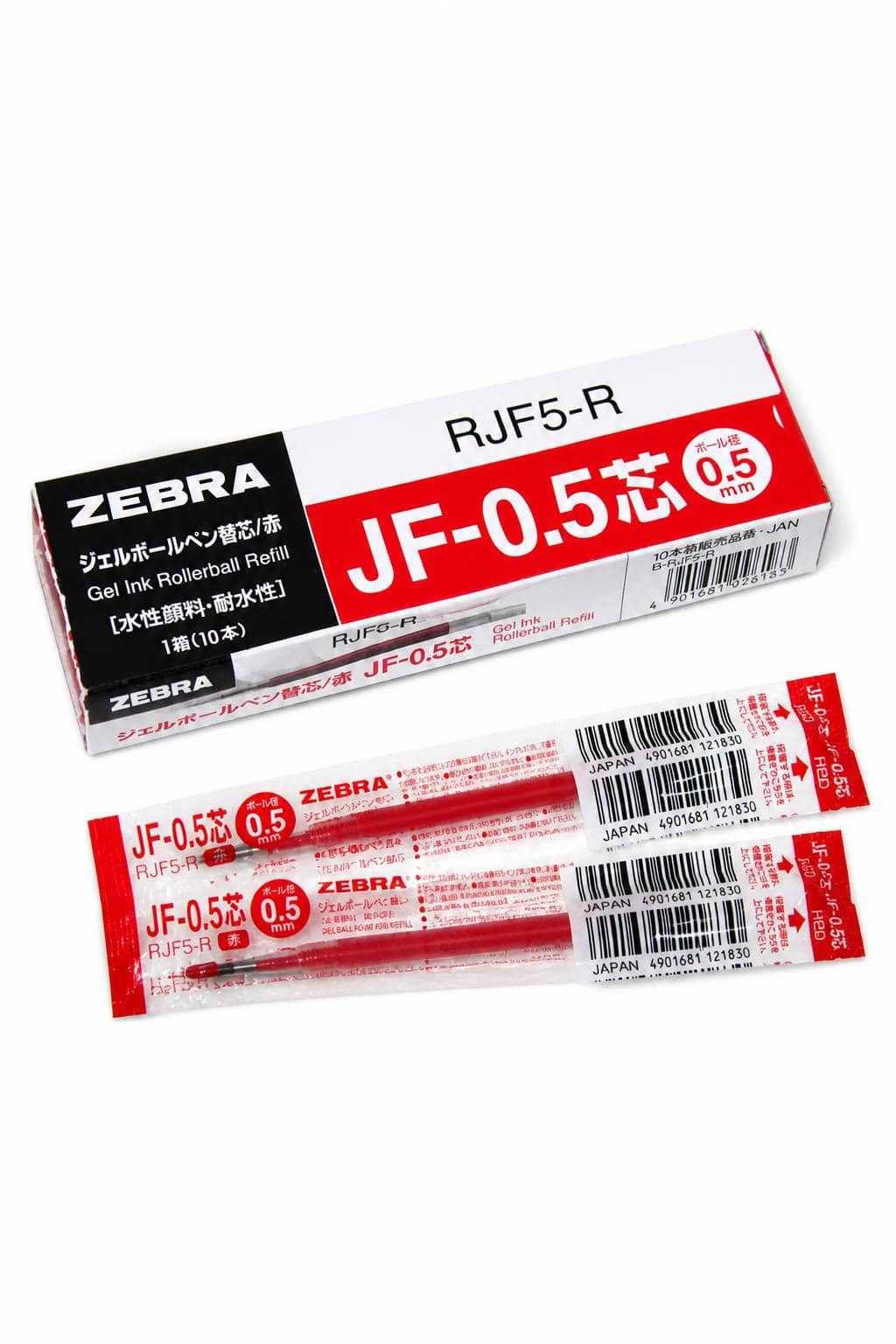 61b4f1c0-784c-4a91-b623-3f63257aefb0.jpg خرطوشة حبر جل ZEBRA Sarasa Clip 0.5 أحمر RJF5-R - الصورة 1