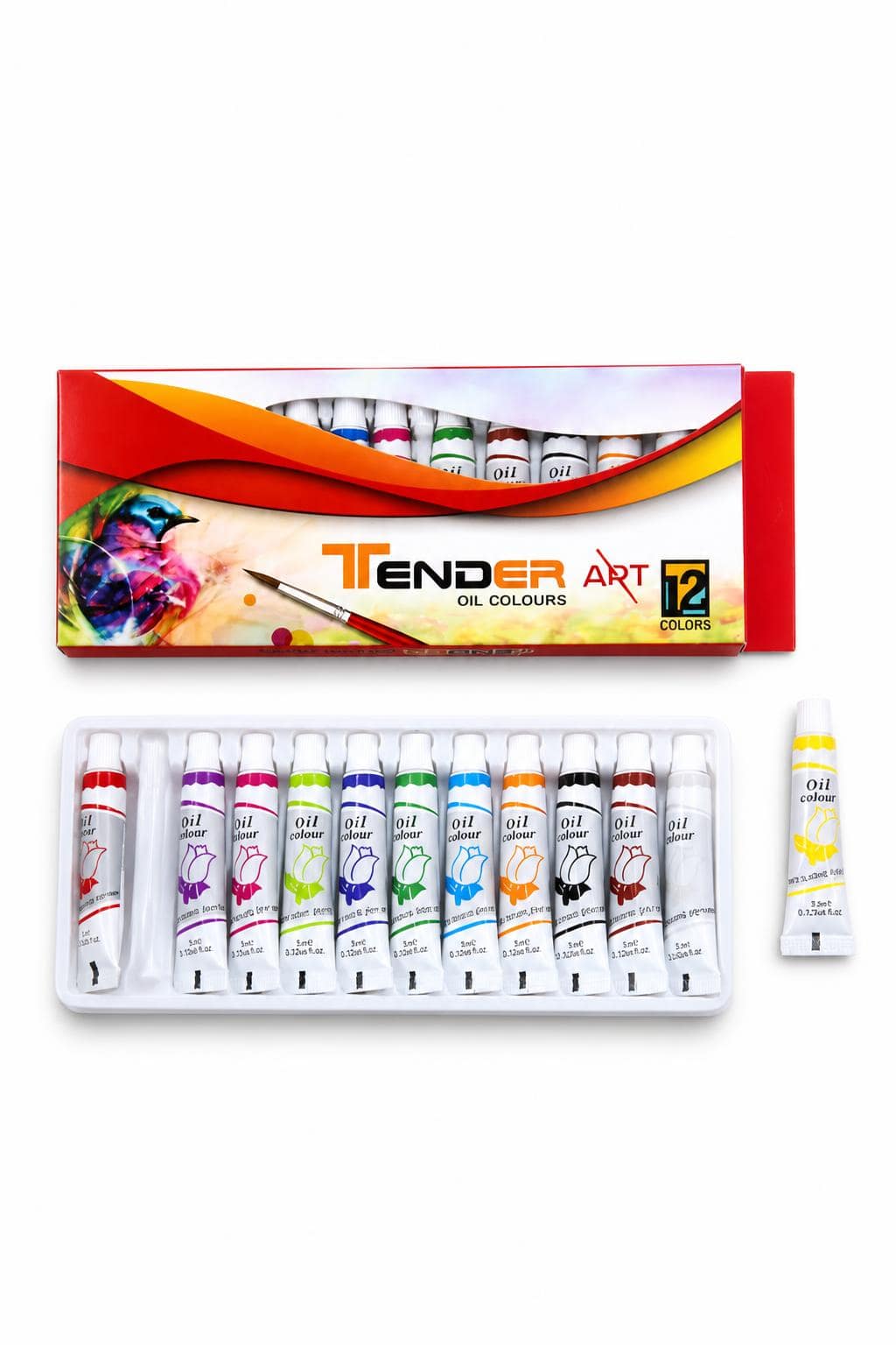 6d3e548d-bbfc-4eb6-8077-b8e70d6b6d70.jpg علبة ألوان زيتية TENDER ART 12 لون - موديل 4446 - الصورة 1