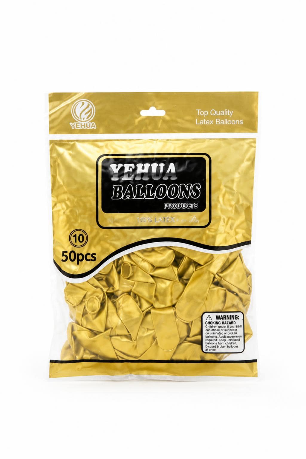 7000dce0-9139-4828-bf0d-ae0bd5bcf932.jpg بالونات YEHUA لاتكس ذهبي ميتاليك 50 قطعة - 14003 - الصورة 1