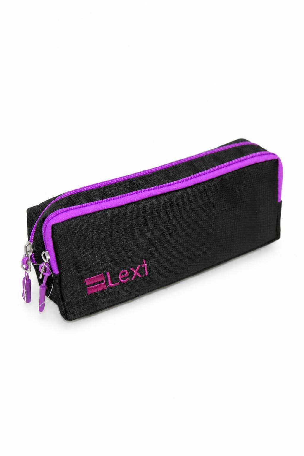 77f6fb04-bcb4-4c65-a152-31203db83034.jpg مقلمة Lexi قماشية بسحابين سادة - موديل 9141 - الصورة 1
