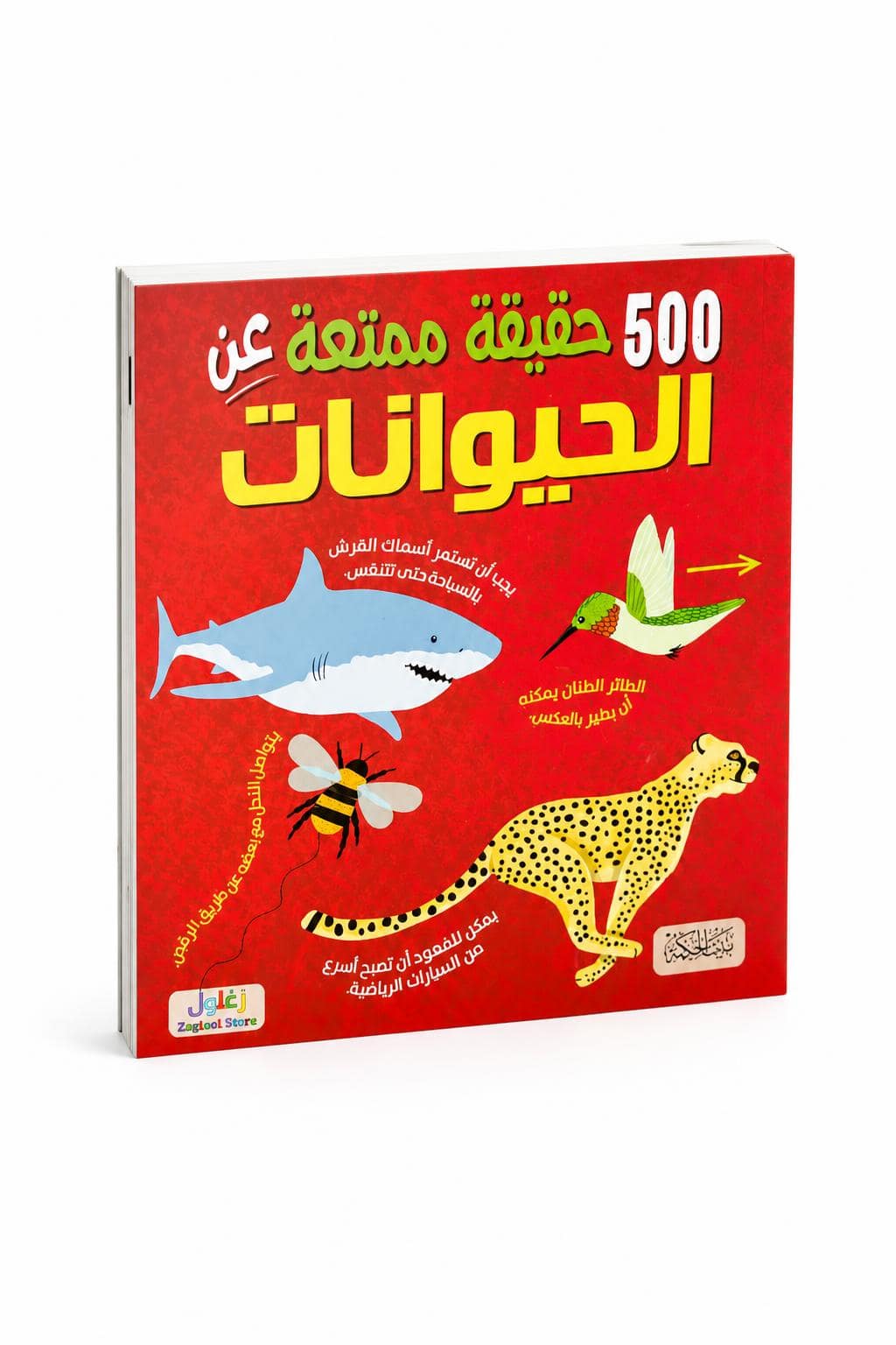 7c5c39b0-14e7-4489-b281-9821b78a5d5d.jpg كتاب 500 حقيقة ممتعة عن الحيوانات - موديل 6319 - الصورة 1