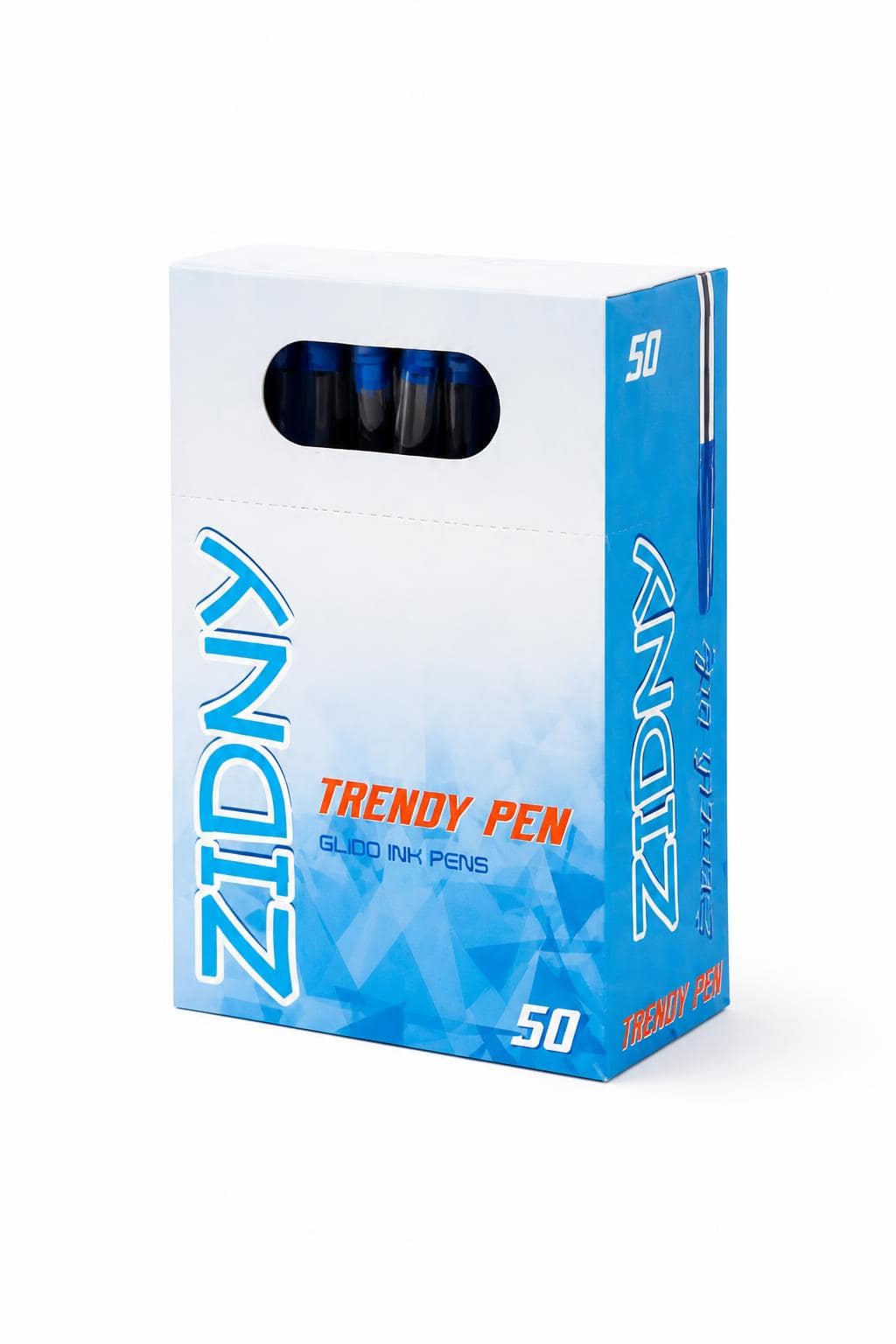 7d157c25-65a7-4e45-b89c-2bdc6f65ce87.jpg قلم ناشف ZIDNY أزرق 0.7 مم عبوة 50 قلم - موديل 1805 - الصورة 1