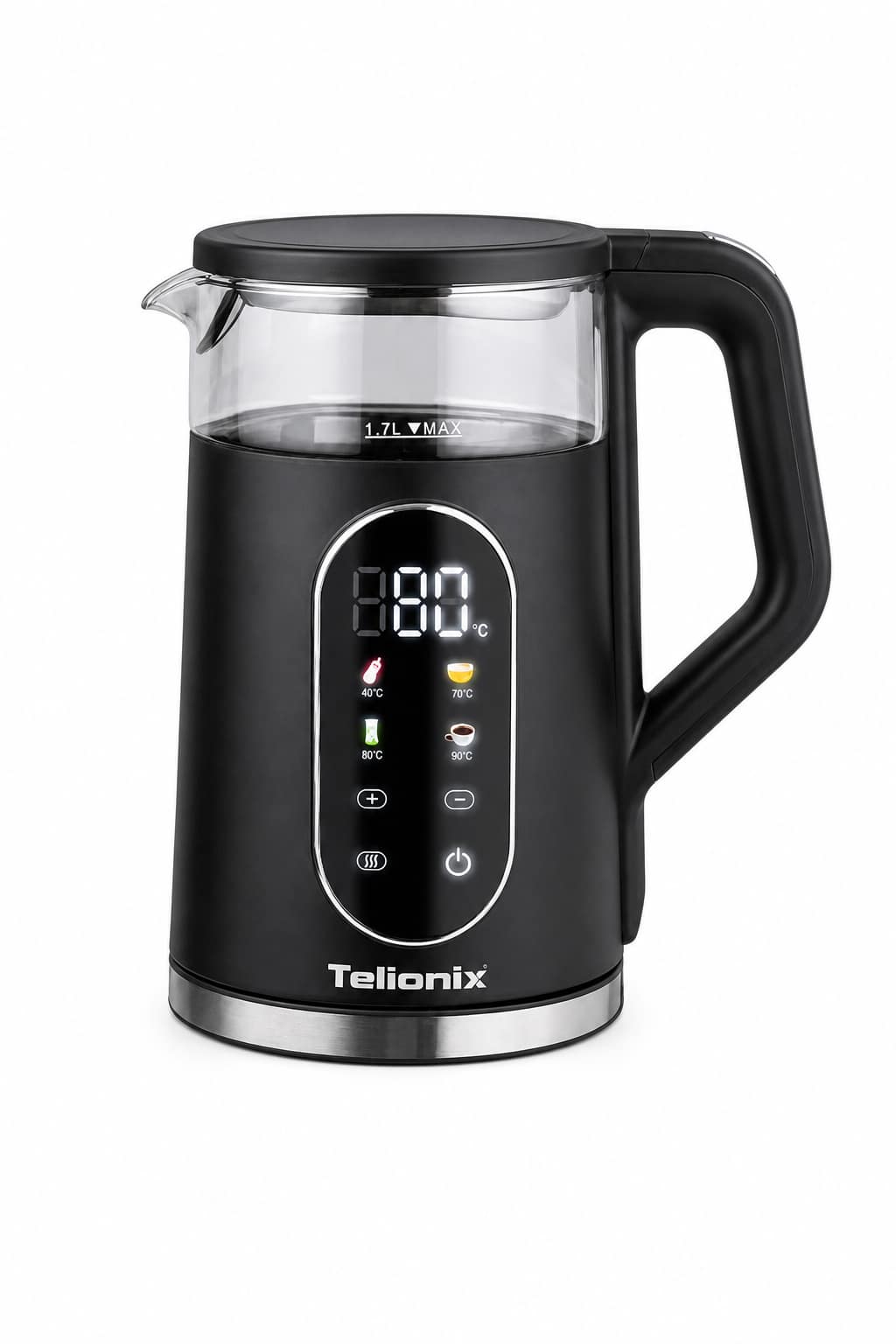 7f39ab43-2777-4963-b2c9-2c1415686c3a.png غلاية مياه كهربائية ديجيتال زجاجية Telionix TEK1400 بسعة 1.7 لتر وتحكم حراري ذكي - الصورة 1