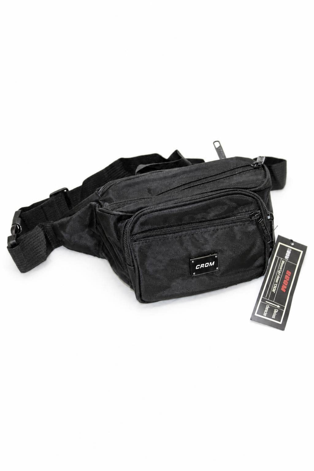 7fa2041b-3052-42d4-9f97-fa4fda70d9b8.jpg حقيبة خصر رجالية CADM سوداء موديل HP702 - الصورة 1